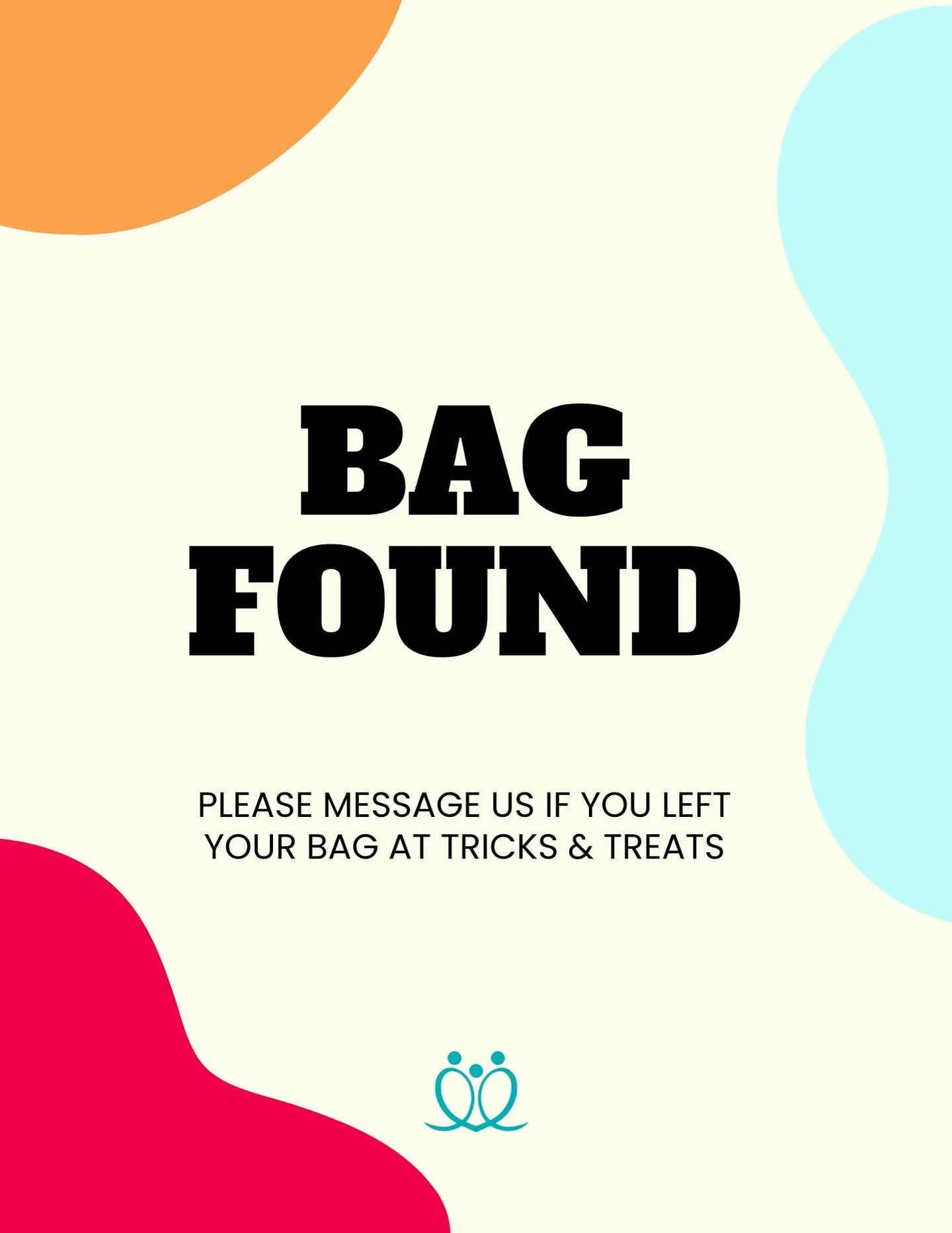 📣 Bag found!
Please give us a shout if you&rsquo;re the rightful owner. Thank you friends!