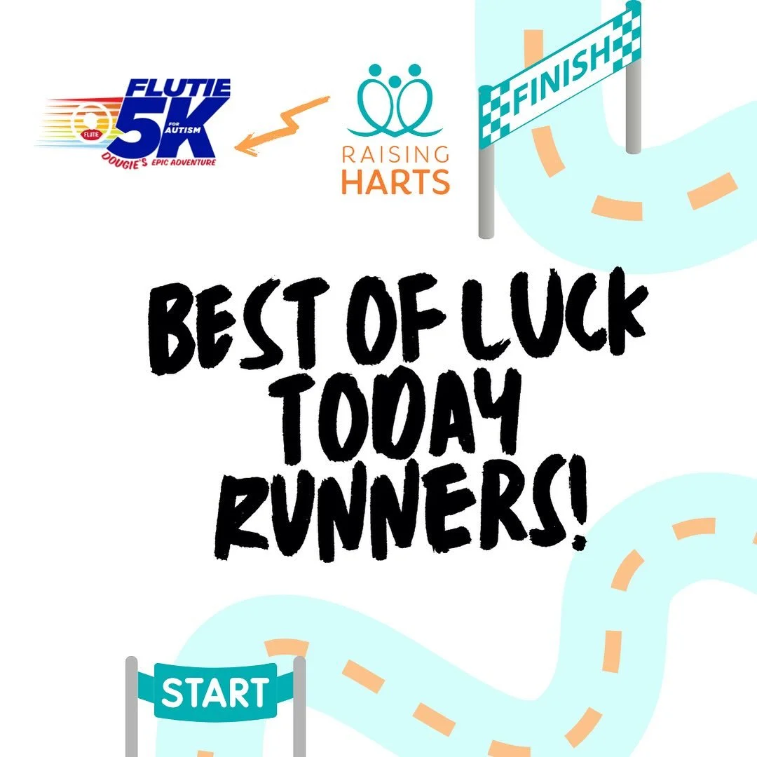 Wishing the incredible Raising Harts team and ALL runners, walkers, and rollers an amazing Flutie 5K today! 🩵
#raisingharts #flutie5k #dougflutie #inclusionmatters  #letsgo #autismcommunity