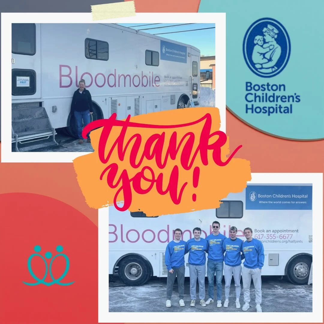 This past Saturday our community showed up with open hearts for @bostonchildrens, with 34 donors registered and 27 lifesaving blood donations collected. Together, we have the potential to help up to 108 little ones who need extra care and hope. 

Tha