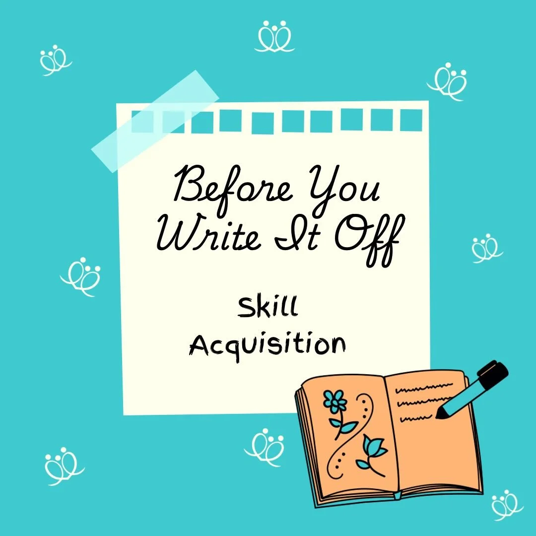 Before you write it off&hellip;✍🏼

#raisingharts #autismparenting #autismcommunity #skillacquisition