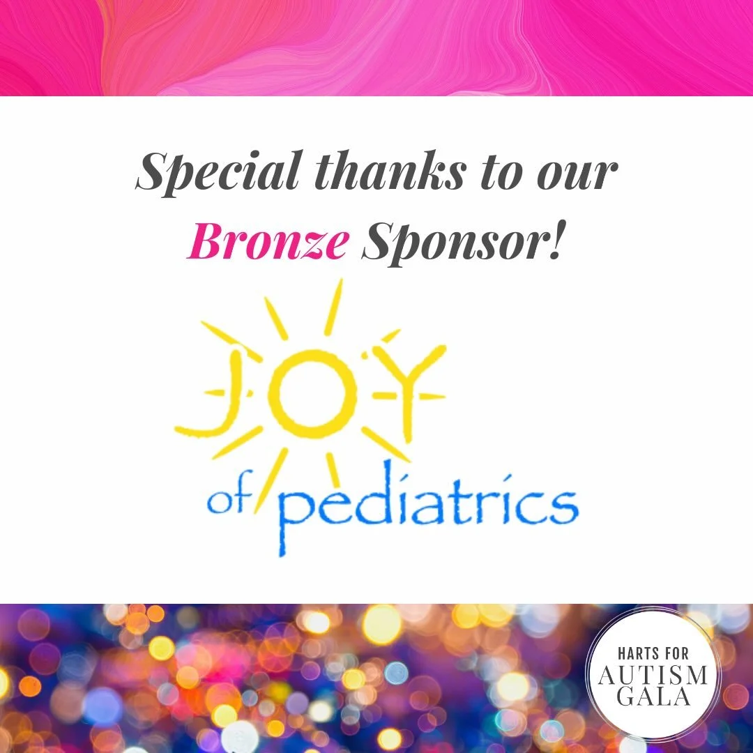 A heartfelt thank you to Joy of Pediatrics for stepping up as a Bronze Sponsor! Your commitment to supporting families in our community shines through in the meticulous care you put into your practice and the families you serve. 

Thank you to Dr. Jo