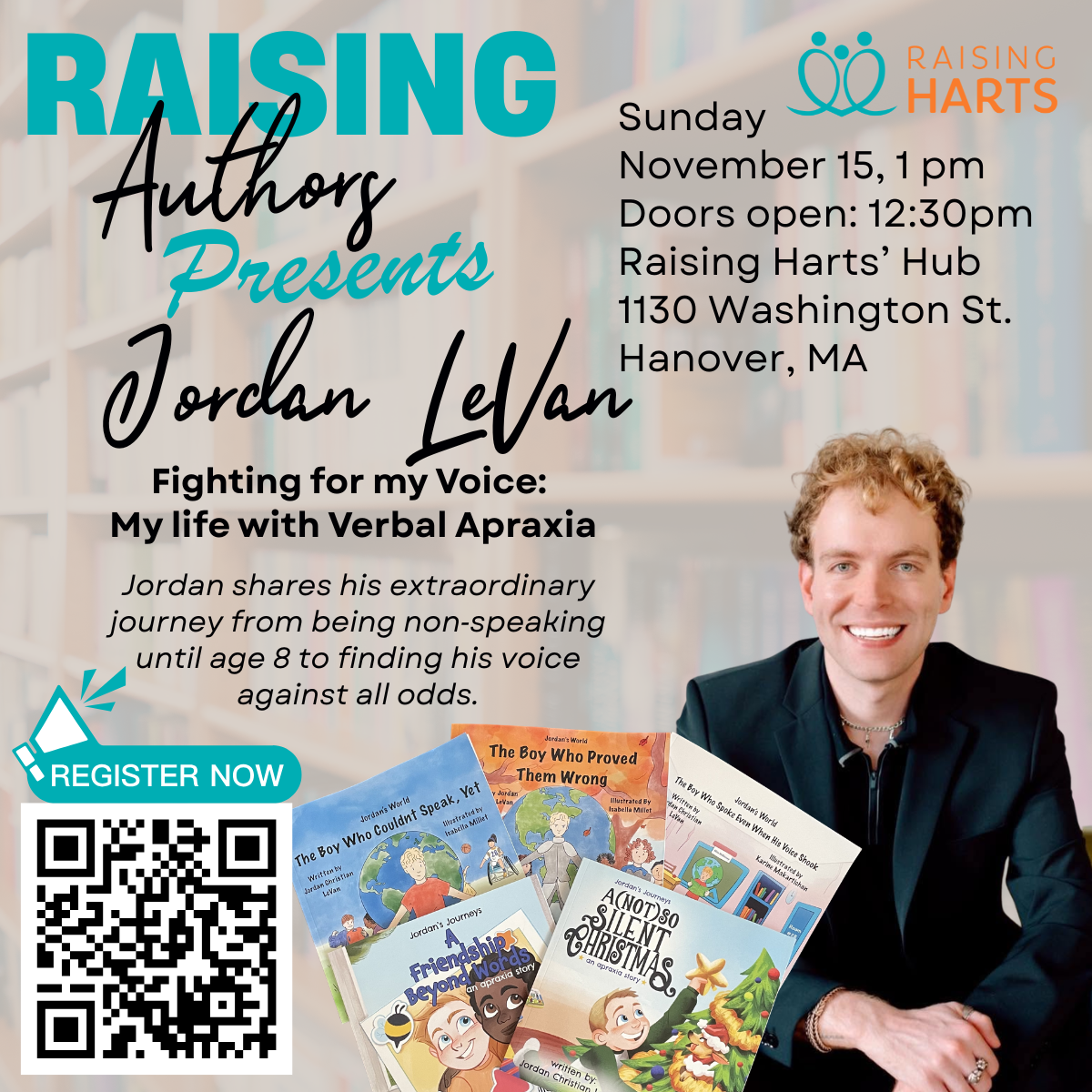 Raising Authors: An Afternoon with Jordan LeVan