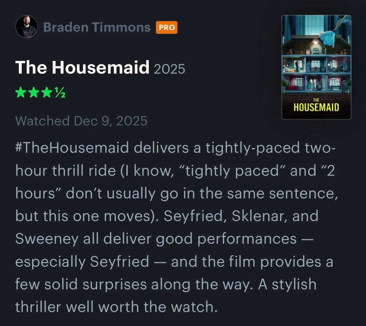 #thehousemaid #thehousemaidmovie