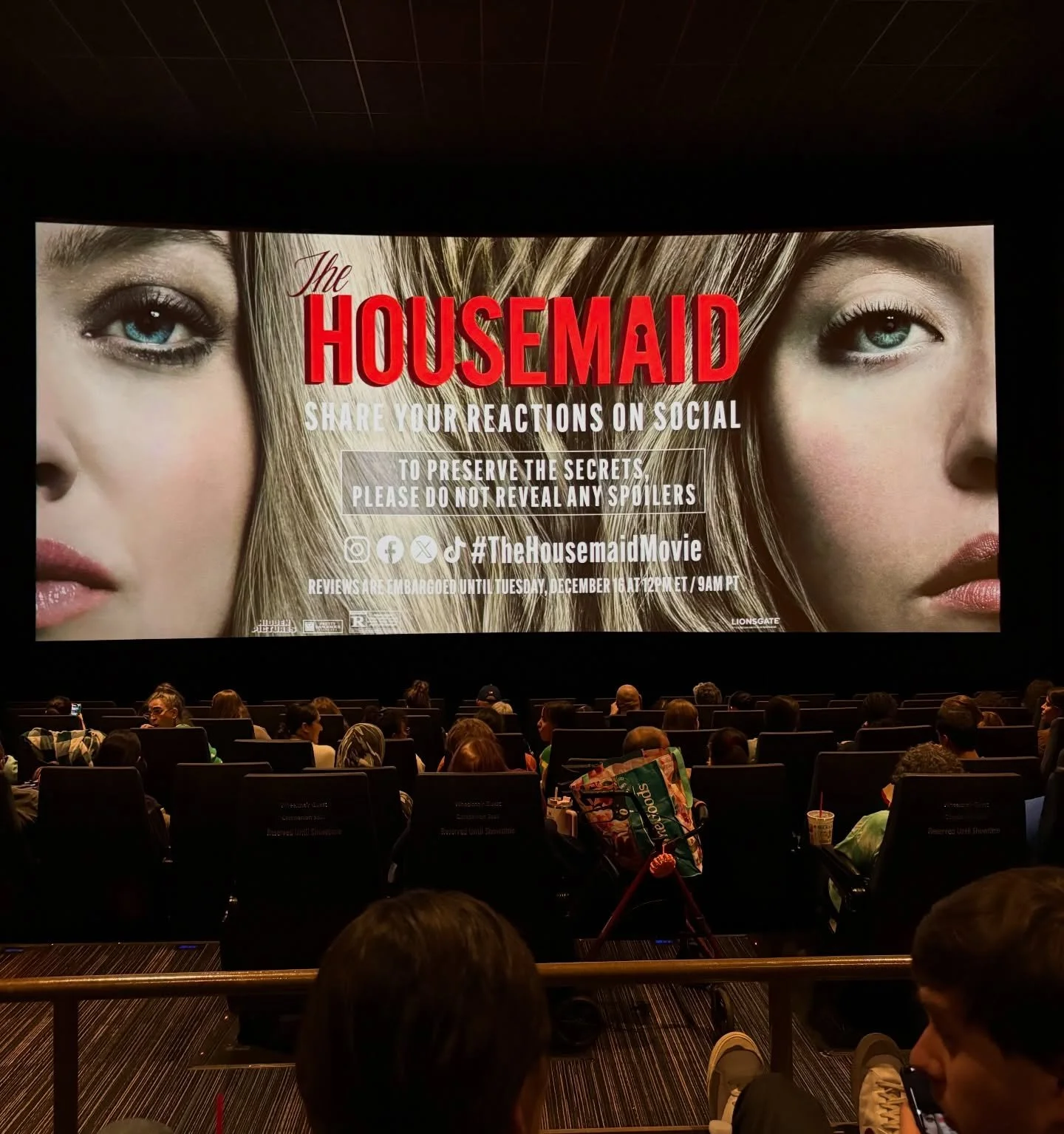 Seyfried Vs. Sweeney 
Now watching - #thehousemaid