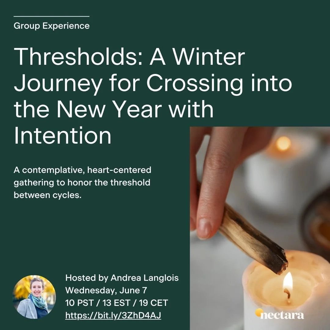 Thresholds: A Winter Journey for Crossing into the New Year with Intention