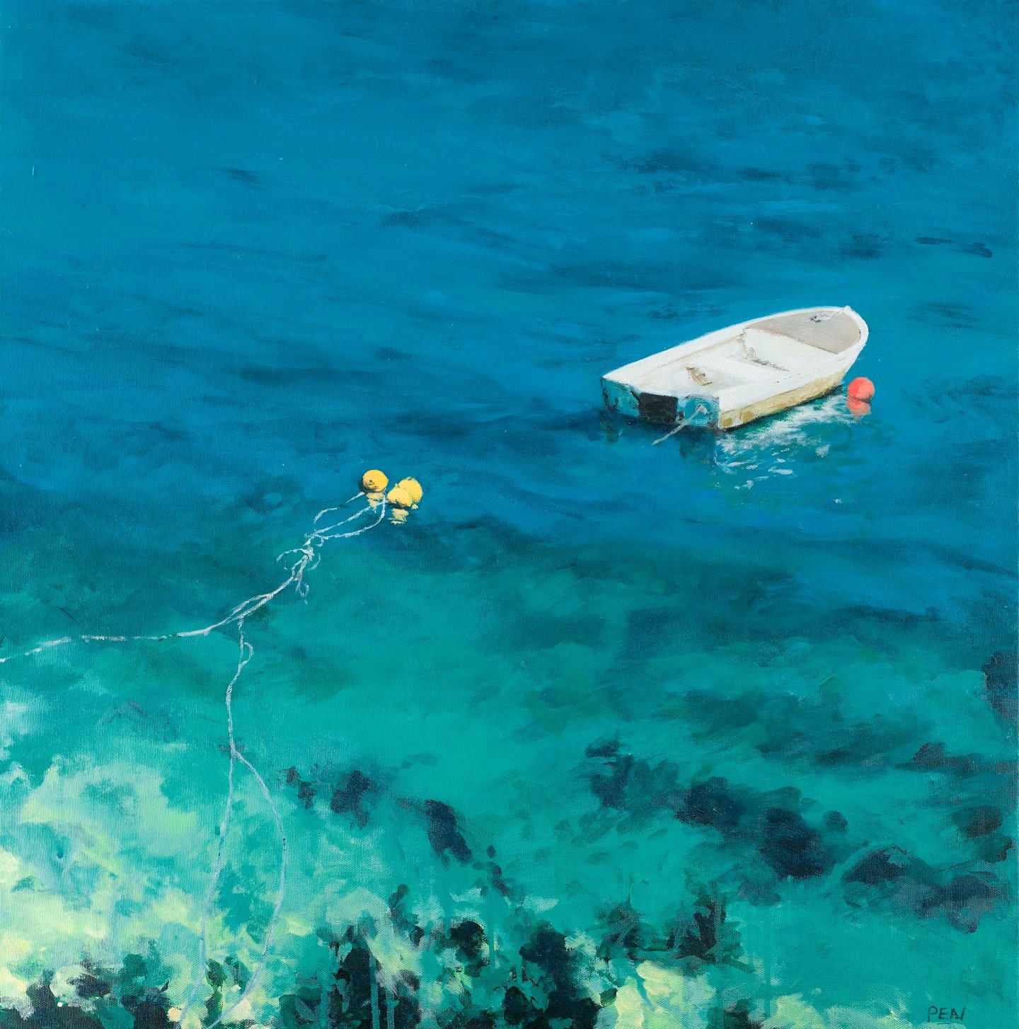 Just Bobbing is one of three new limited edition prints available on my website.

Many of you have asked for this one, and it&rsquo;s easy to see why. The colours are rich and vibrant, with the shifting sand being visible in the shallows. 

The quali