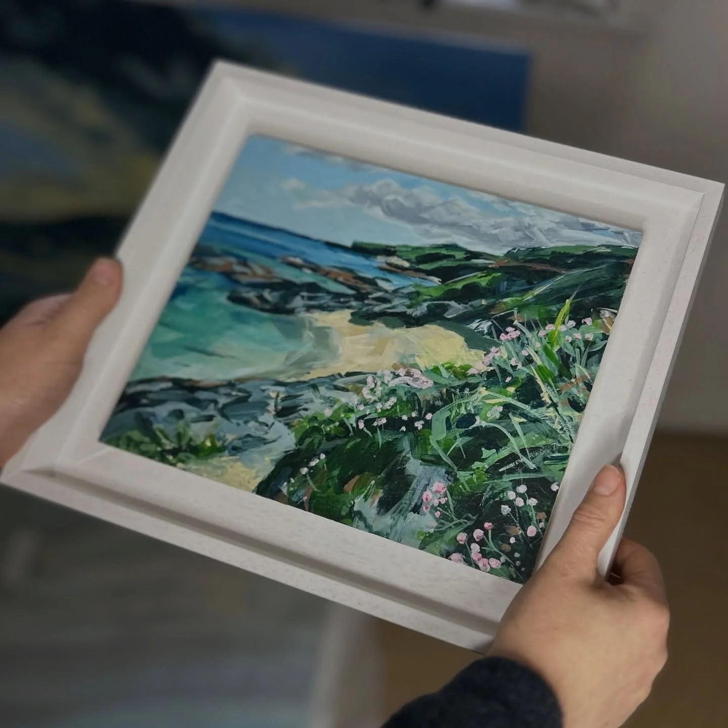 Raising money for Roseland RNLI 🛟

This pretty painting of a local cove is up for auction with all proceeds going to the a local RNLI

Breakneck is a recently completed original, painted in acrylics on clay board. It comes professionally framed in a