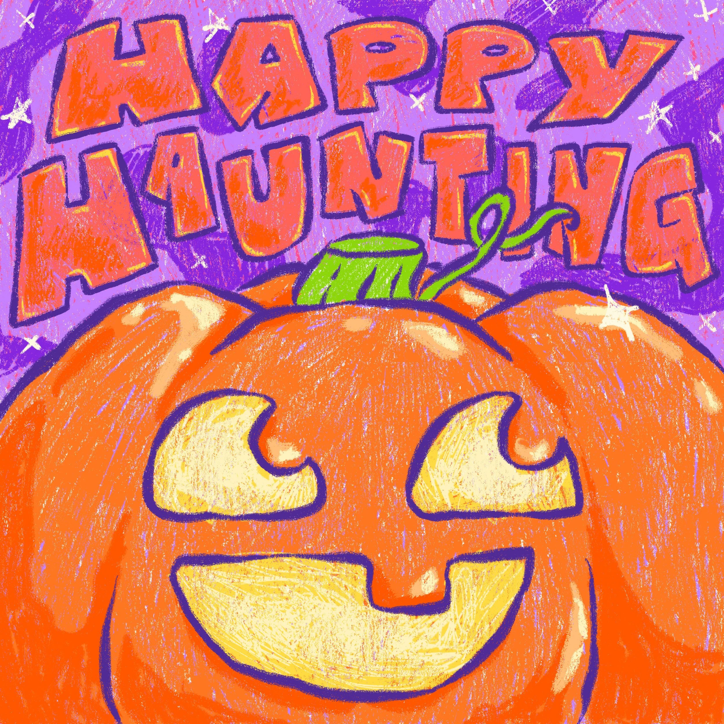 Happy Haunting Hero Illustration
