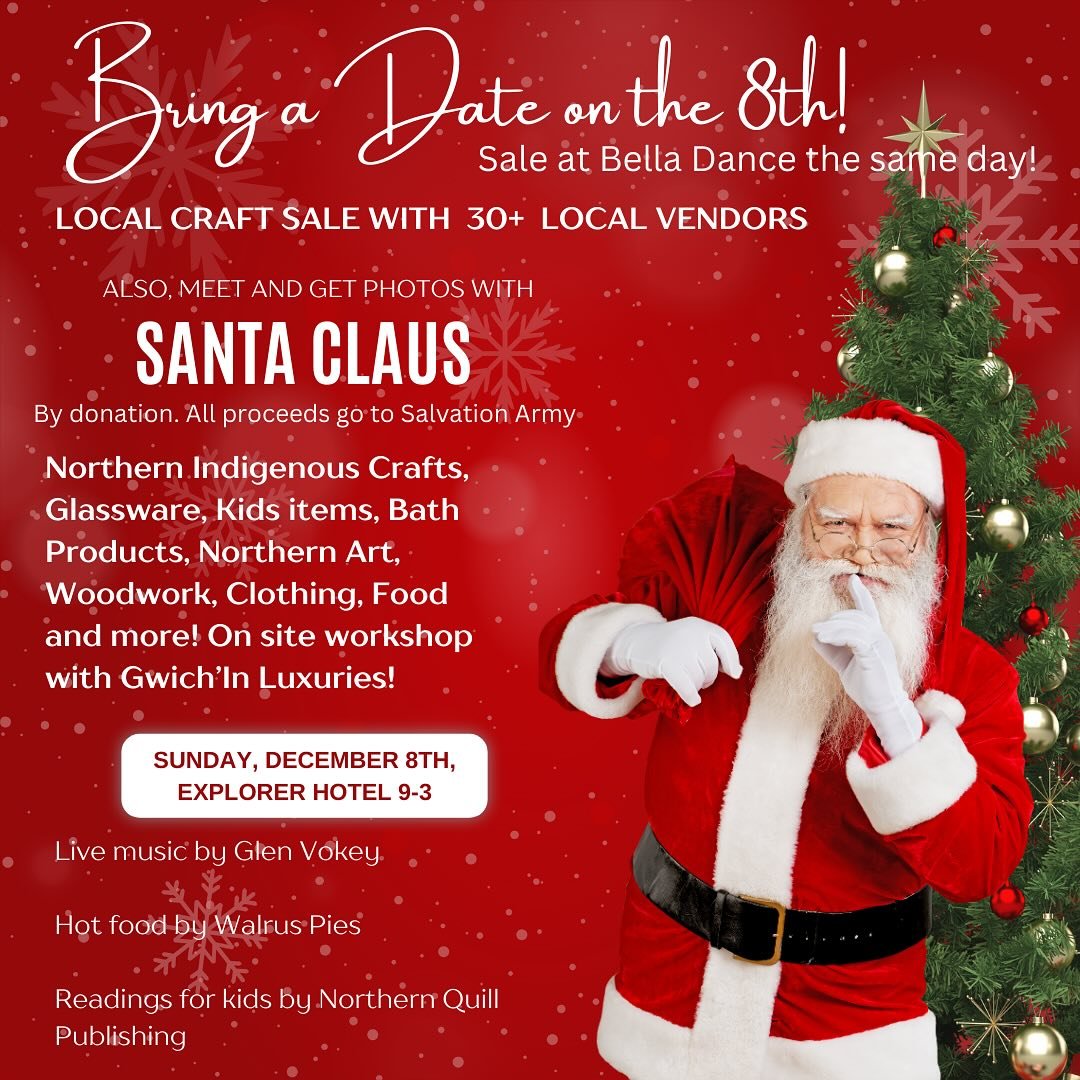 🎁Join us this Sunday for the Christmas Extravaganza Market at the @explorerhotelnwt from 9-3 🎄

Bring your littles as there will be a meet and photos with Santa 🎅🏽

With +30 vendors, there will be hot food, live music, workshops and we will be do