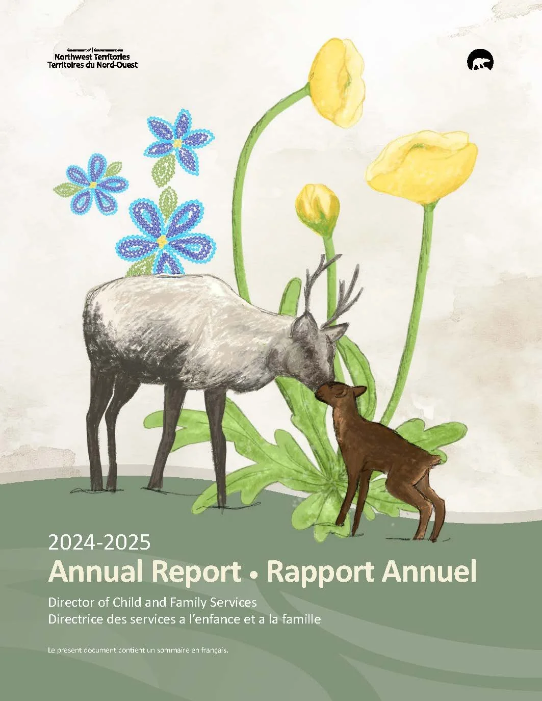 Northern Quill Publishing was contracted by Wild Creative to provide illustration services for the Government of the Northwest Territories' 2024–2025 Annual Report of the Director of Child and Family Services.