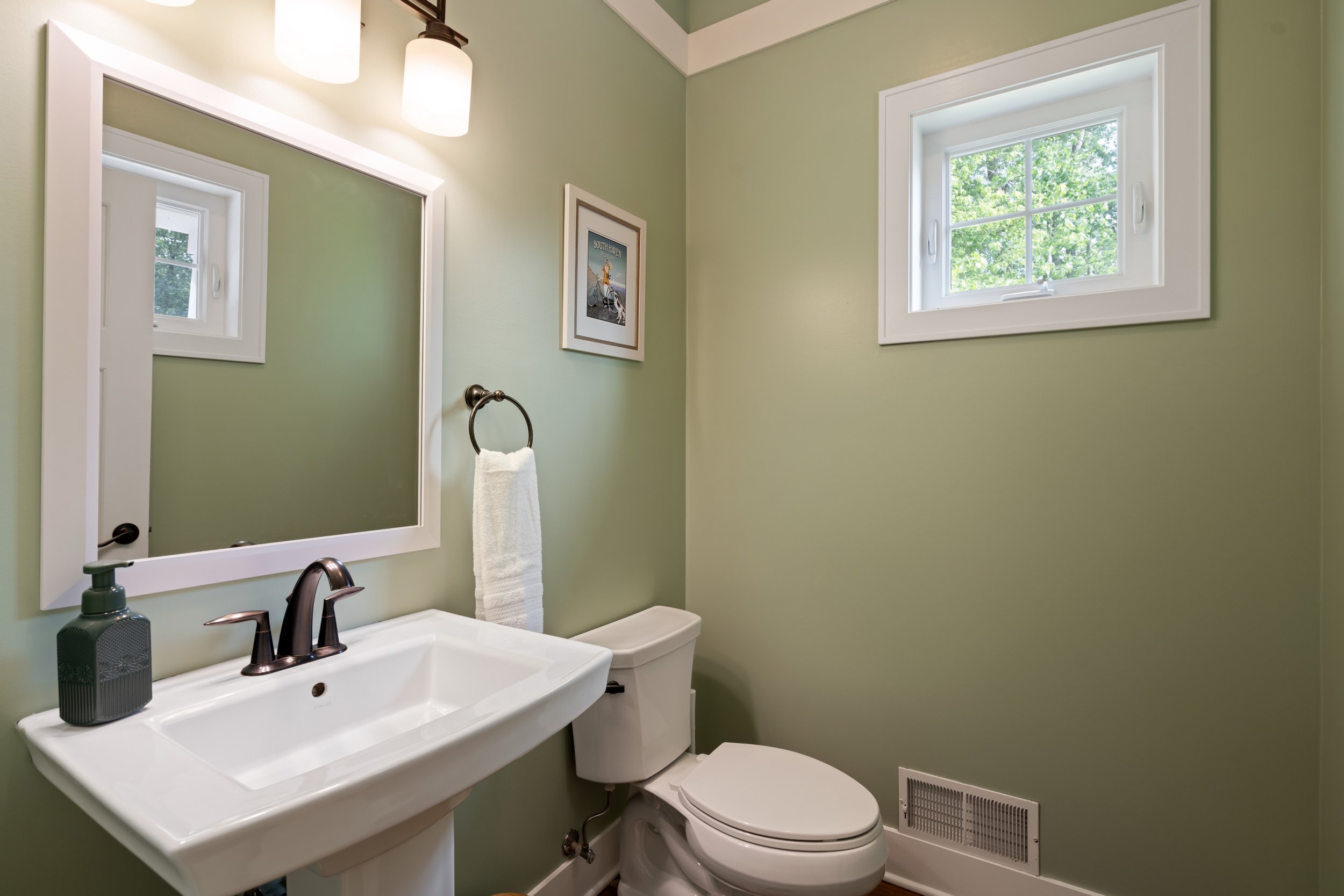 Cherry Blossom Cottage South Haven, Michigan vacation rental home near lake Michigan, available for direct booking.
