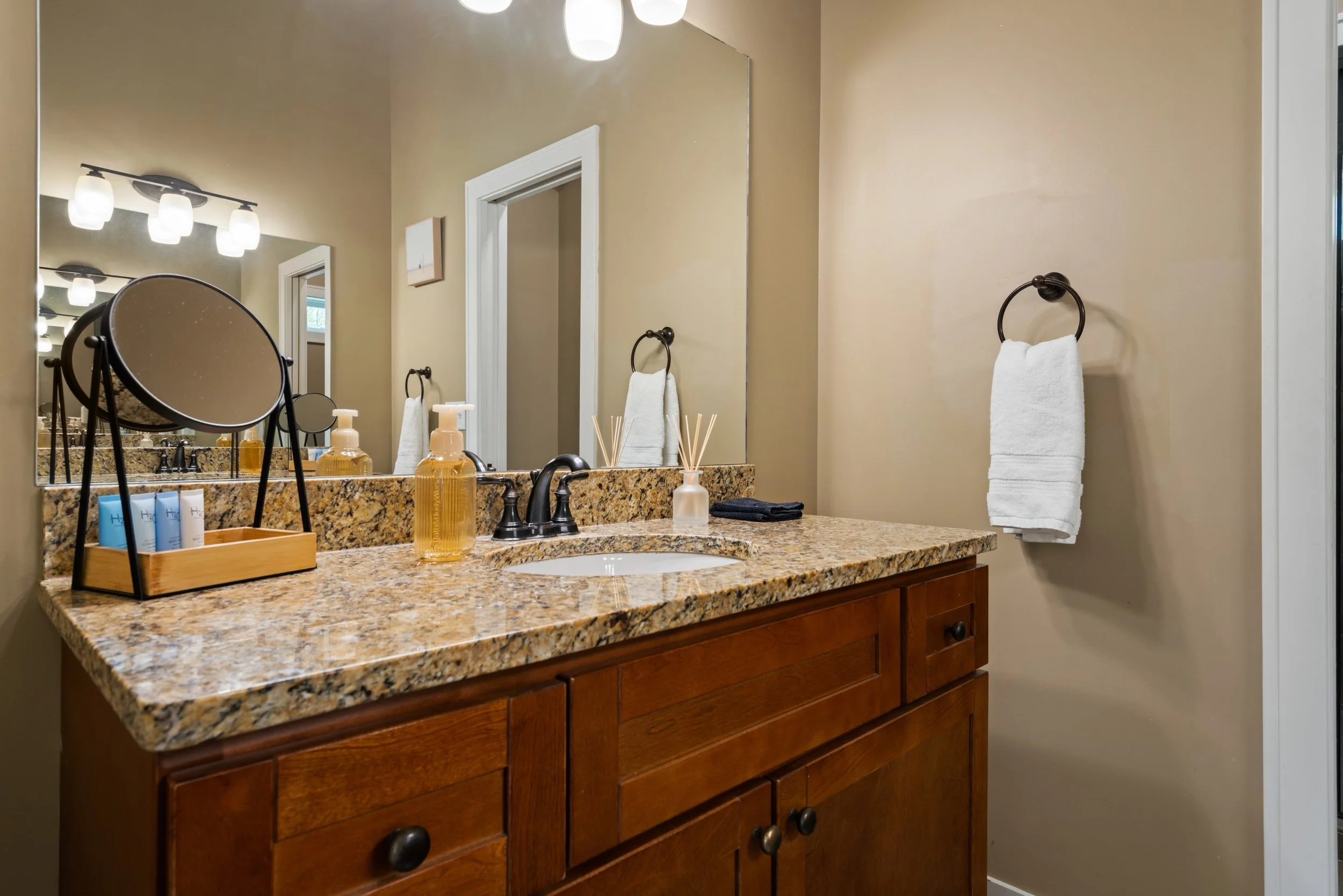 Cherry Blossom Cottage South Haven, Michigan vacation rental home near lake Michigan, available for direct booking.