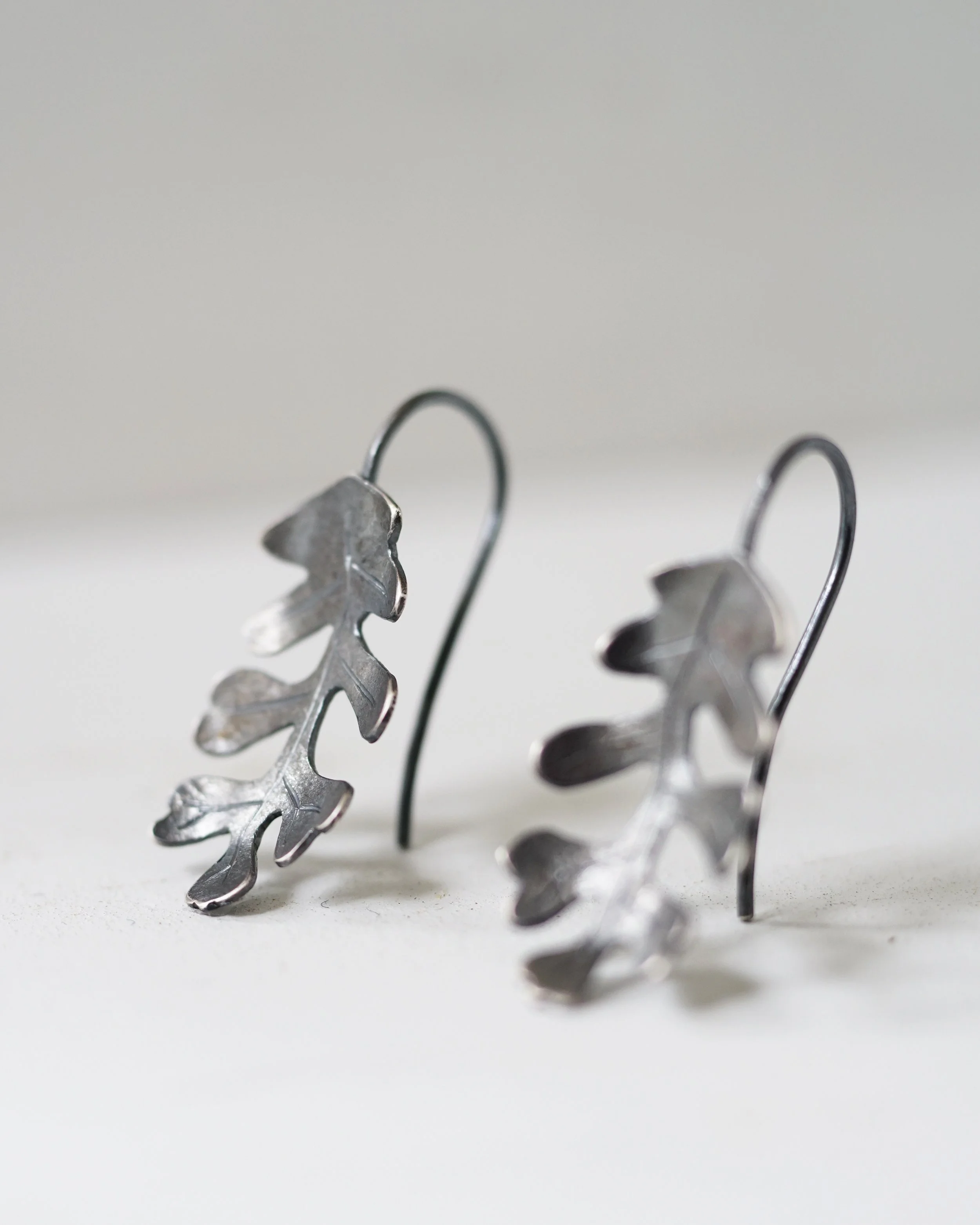 Oak Leaf Drop Earrings_second photo.jpg