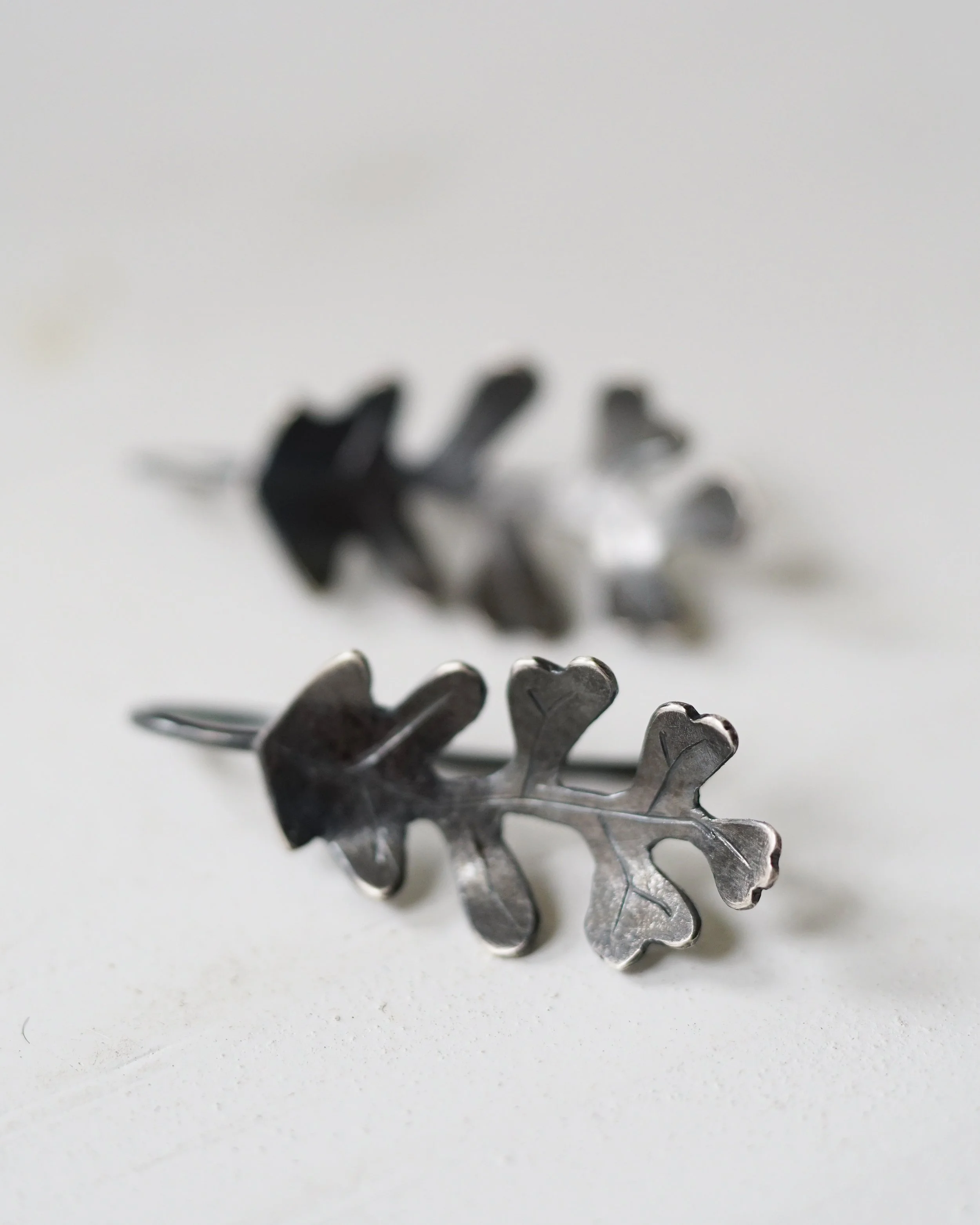 Oak Leaf Drop Earrings_fourth photo.jpg