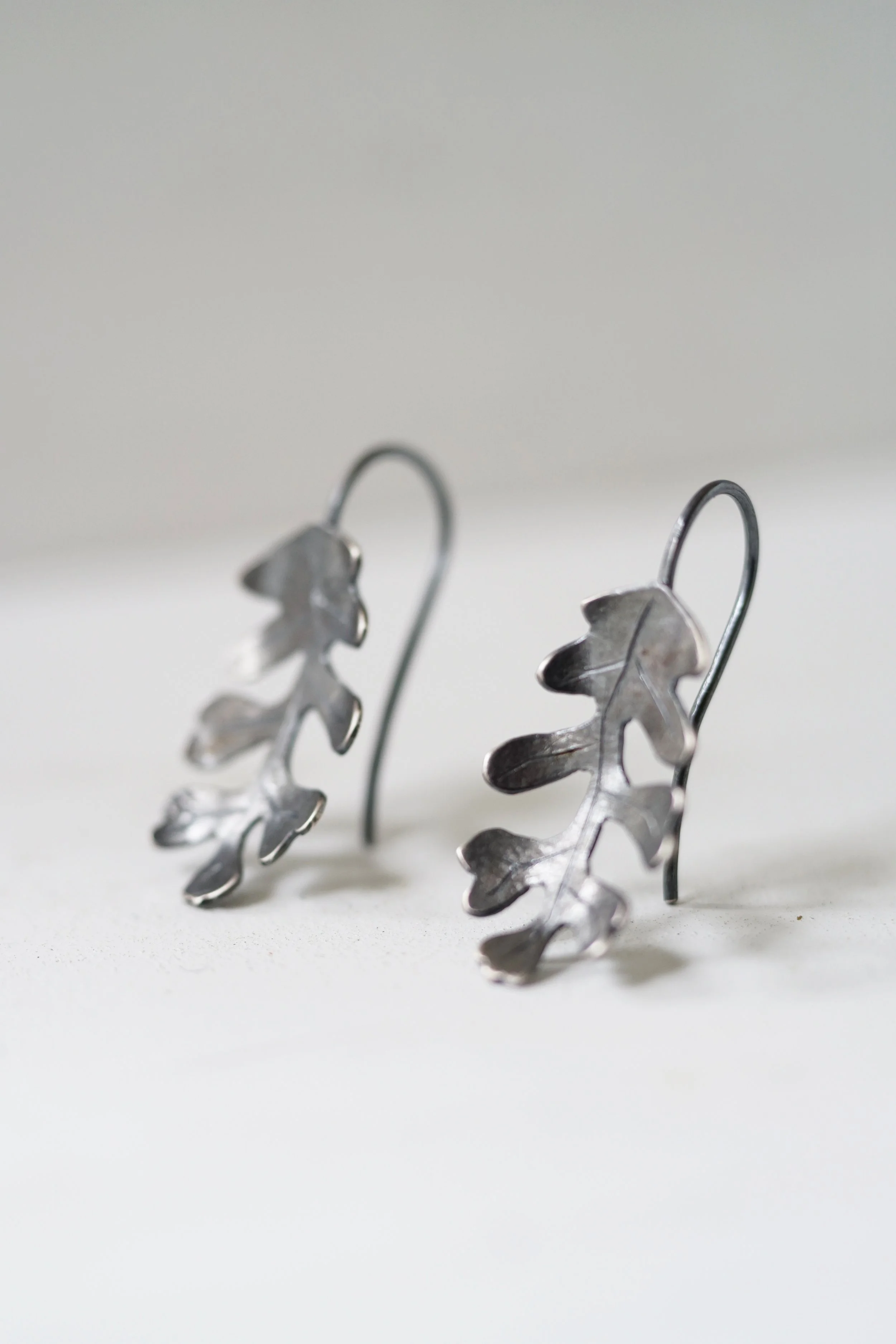Oak Leaf Drop Earrings_main photo.jpg