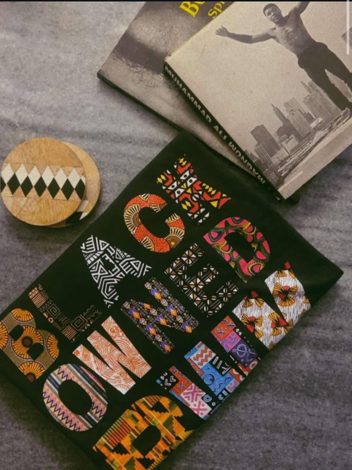 Our Bold in BWK African Print Tee is the perfect way to celebrate Black history, culture, and entrepreneurship this month and beyond!

Available in 6 different colors, you can mix and match this shirt and send a bold reminder to support local Black-o