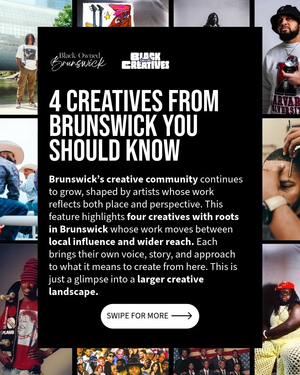 Brunswick, Georgia has a vibrant creative scene, with art shows, galleries, and exhibitions reflecting a wide range of talent across the Golden Isles.

We recently got to catch up with a few creatives who have been on our radar for some time. With ro