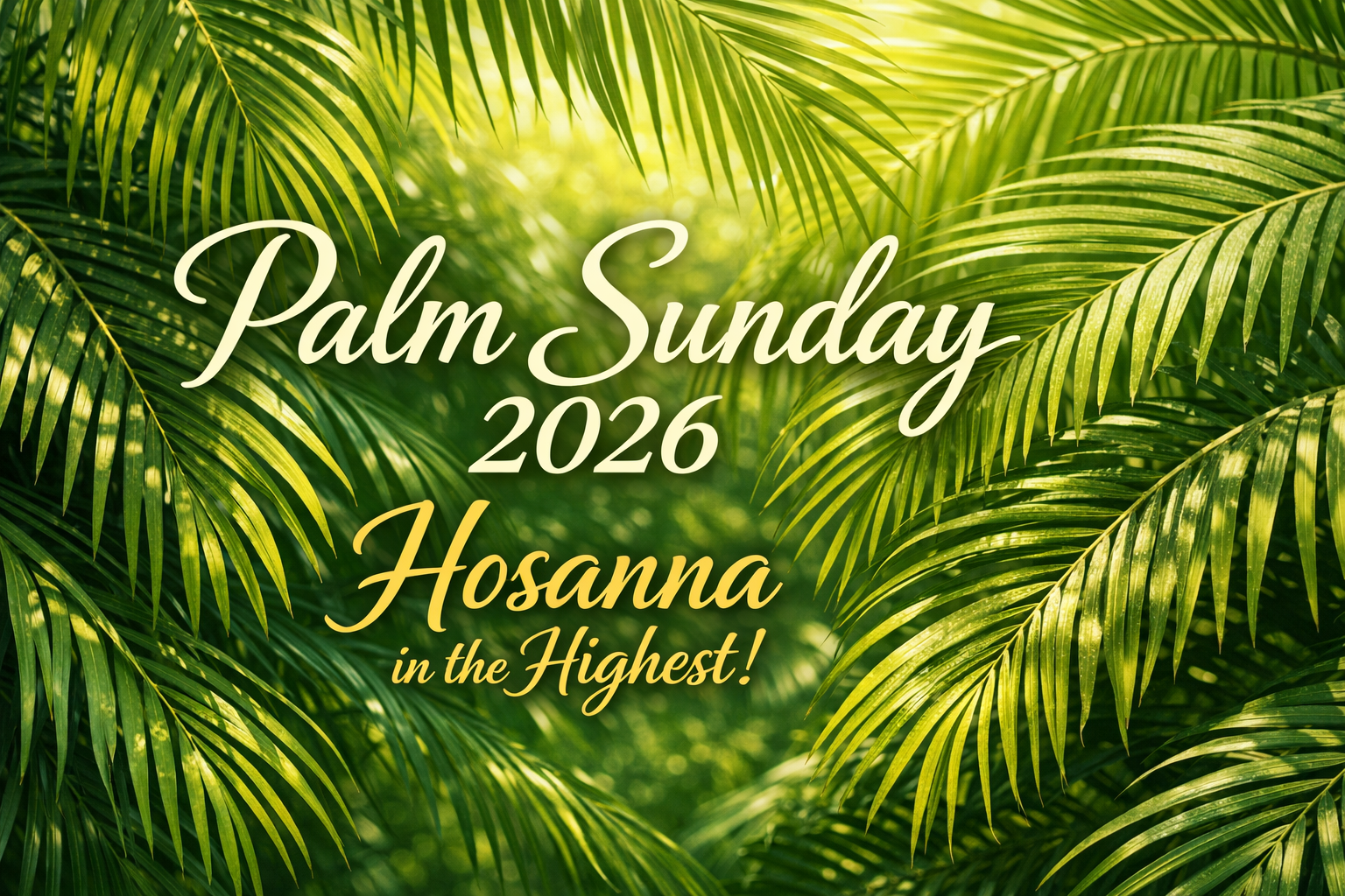 Palm Sunday 2026