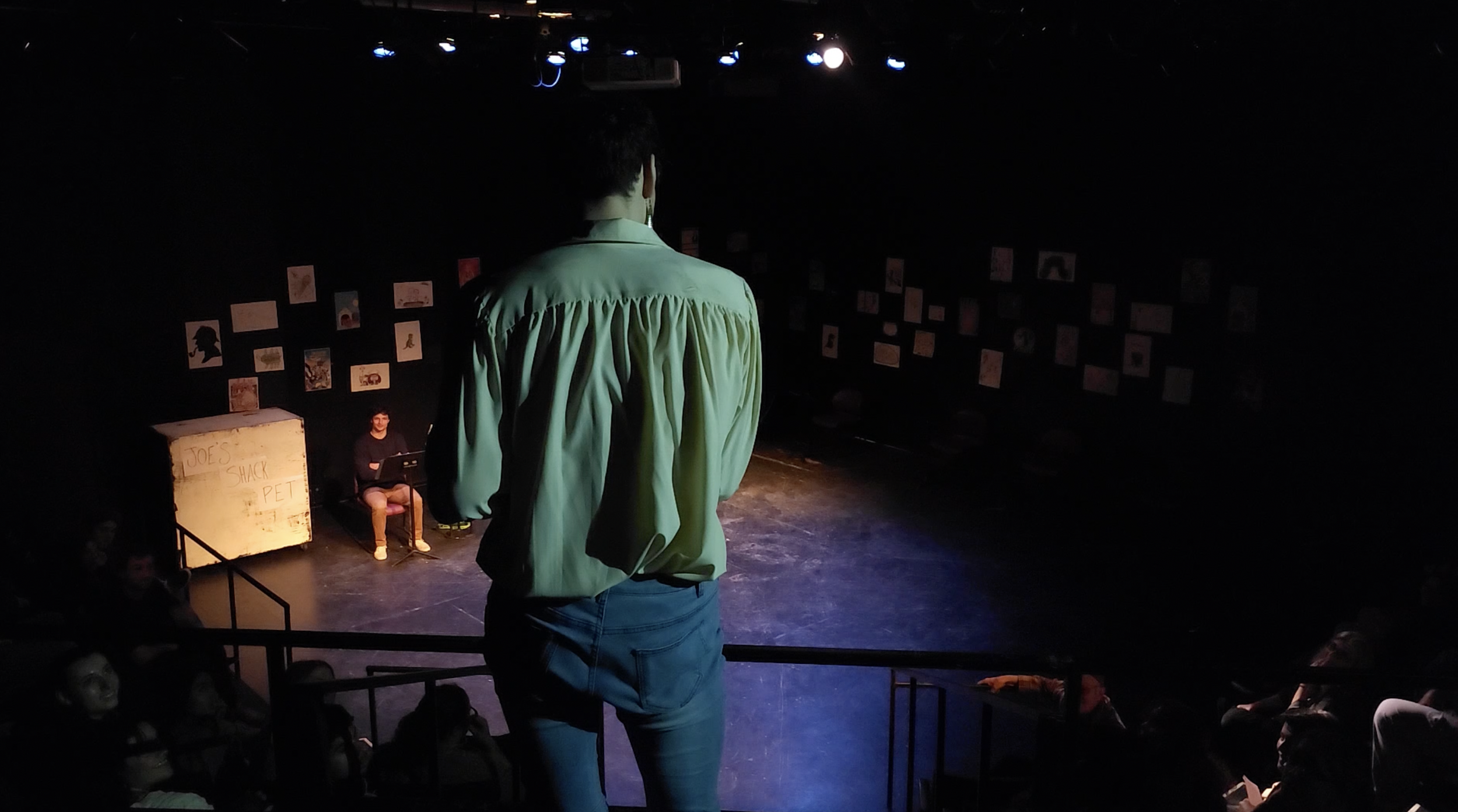 My Friend, Fletcher, Staged Reading at UCSB, Photo by Zack Mondin.