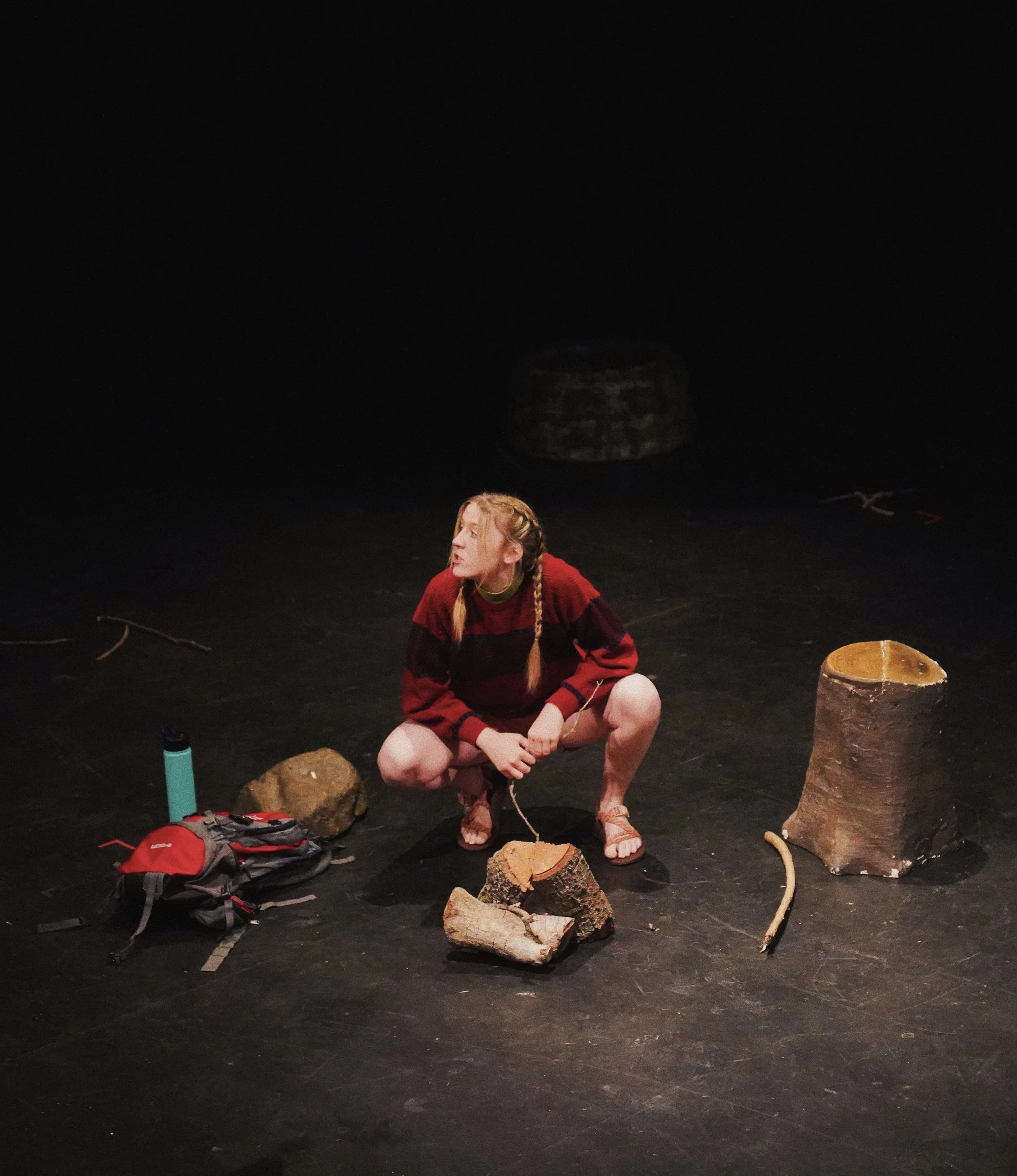 Charlie in You See Them Out Of The Corners Of Your Eyes. UCSB. Photo by Nikki Stark 