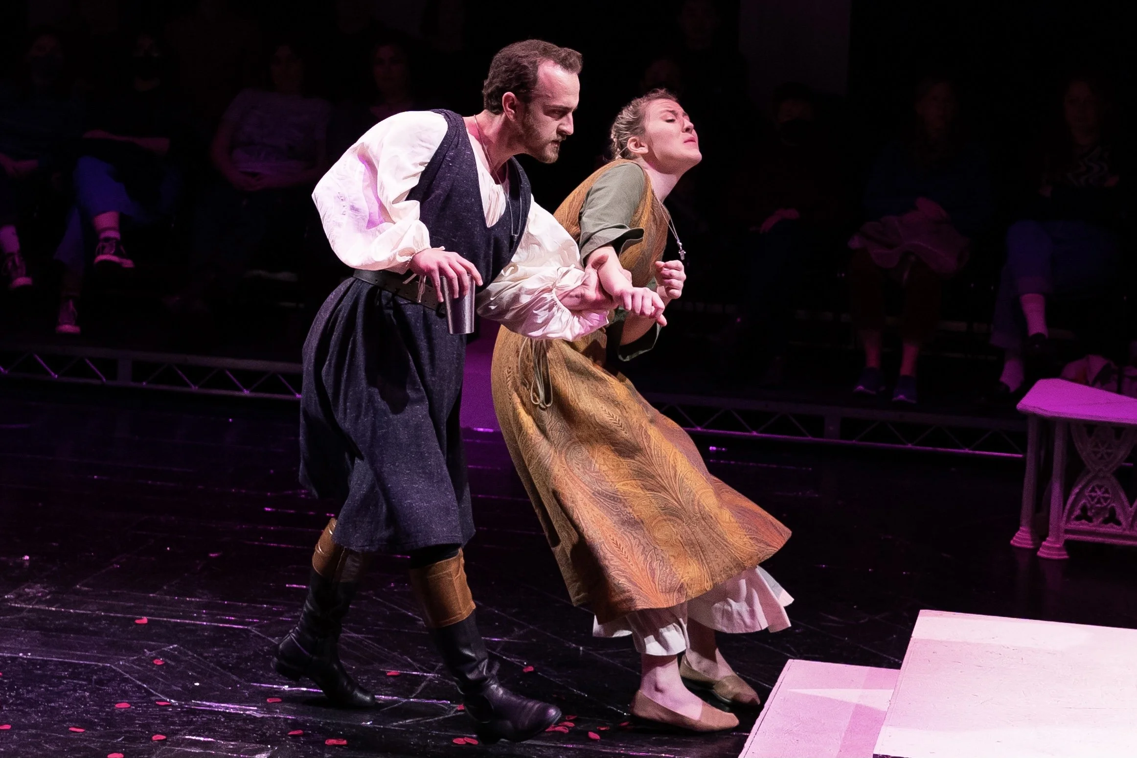 Blanche in She Wolf: Margaret of Anjou. LAUNCHPAD. Photo by Jeff Liang