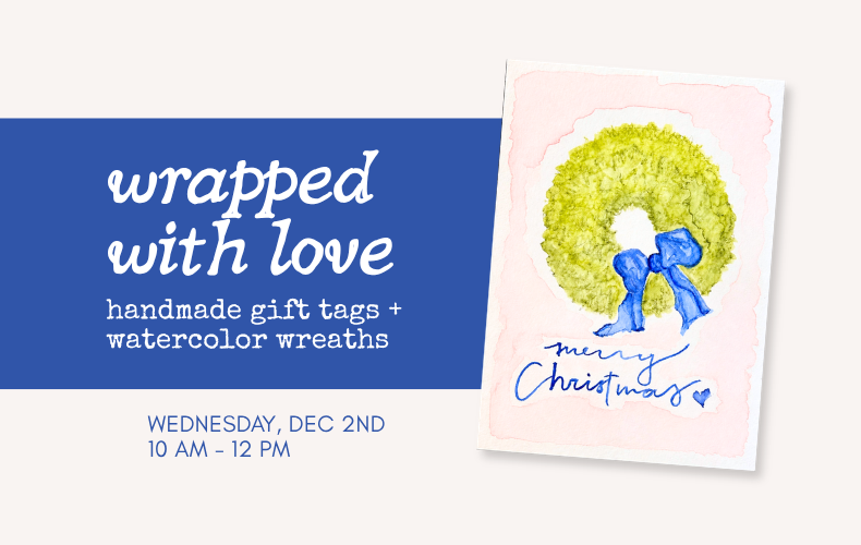 Wrapped with Love // Watercolor Gift Tags + Frame-worthy Wreaths