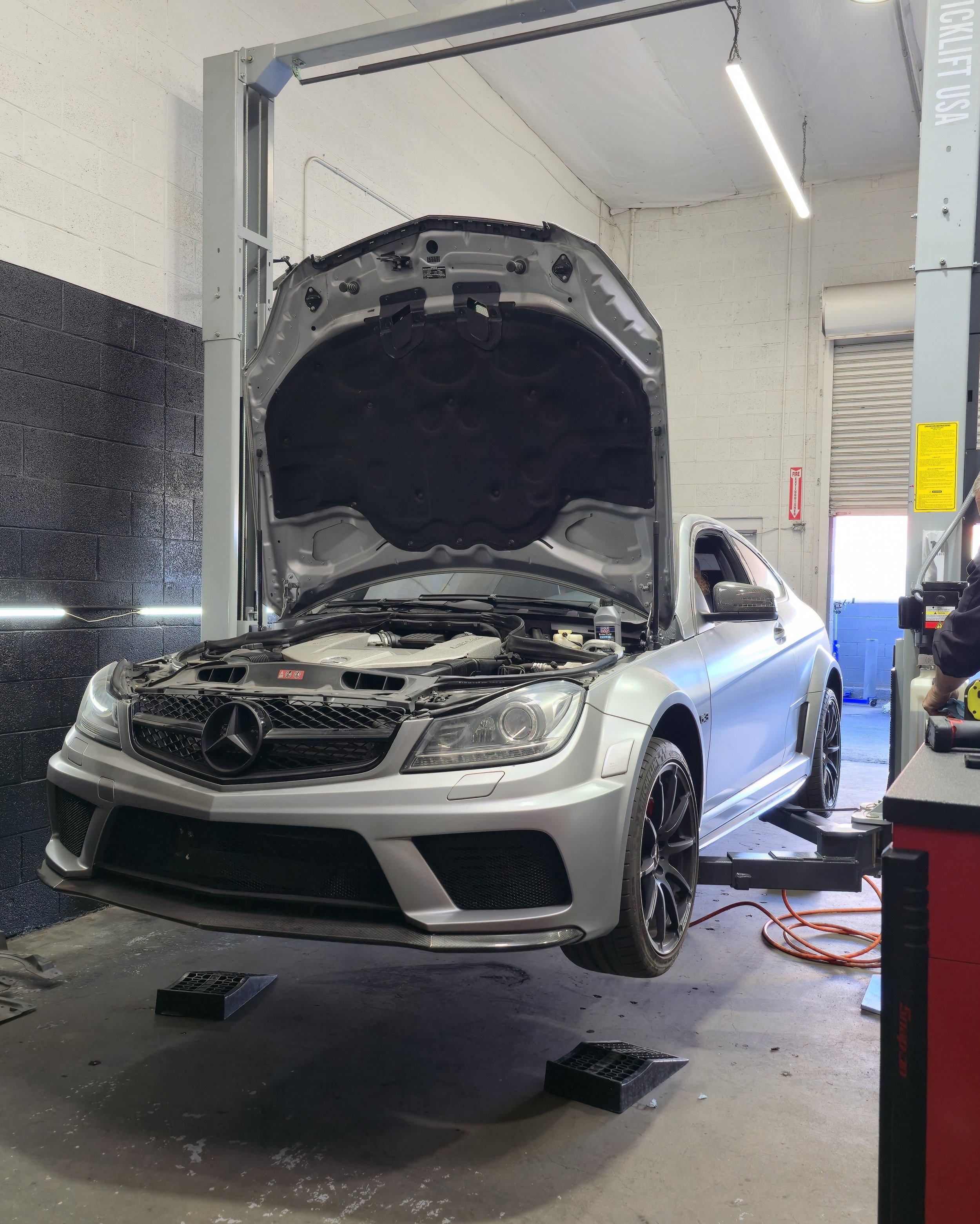 Servicing a Mercedes-Benz C63 AMG Black Series Beast After its Hibernation: A True AMG Icon comes to the Haus
