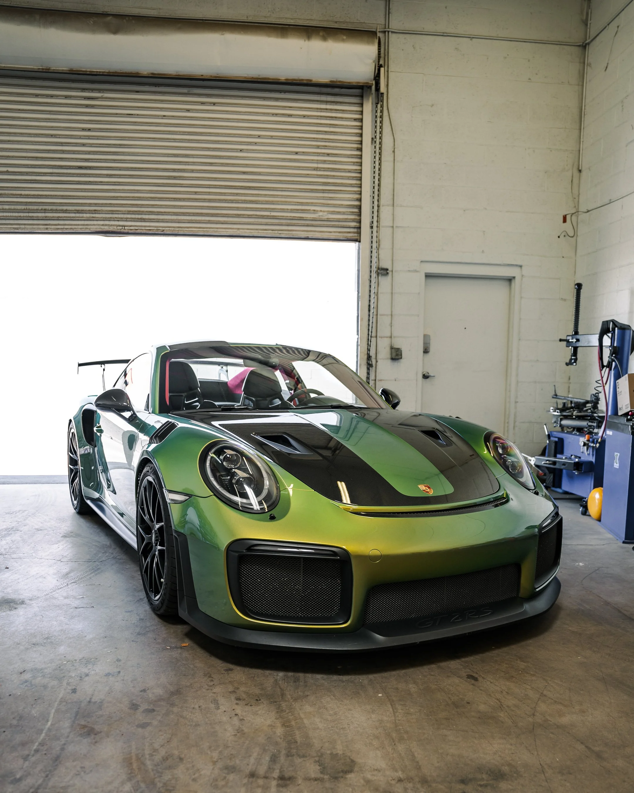 The rare opportunity to do a diagnostic on a Porsche GT2RS at Haus of Euro.