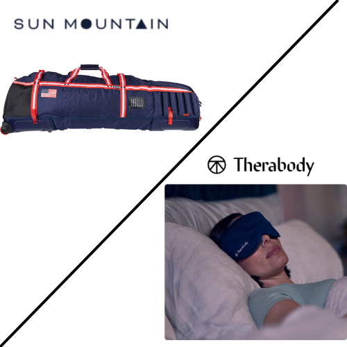 Package 4: Sun Mountain Kube Travel Bag & Therabody Sleep Mask