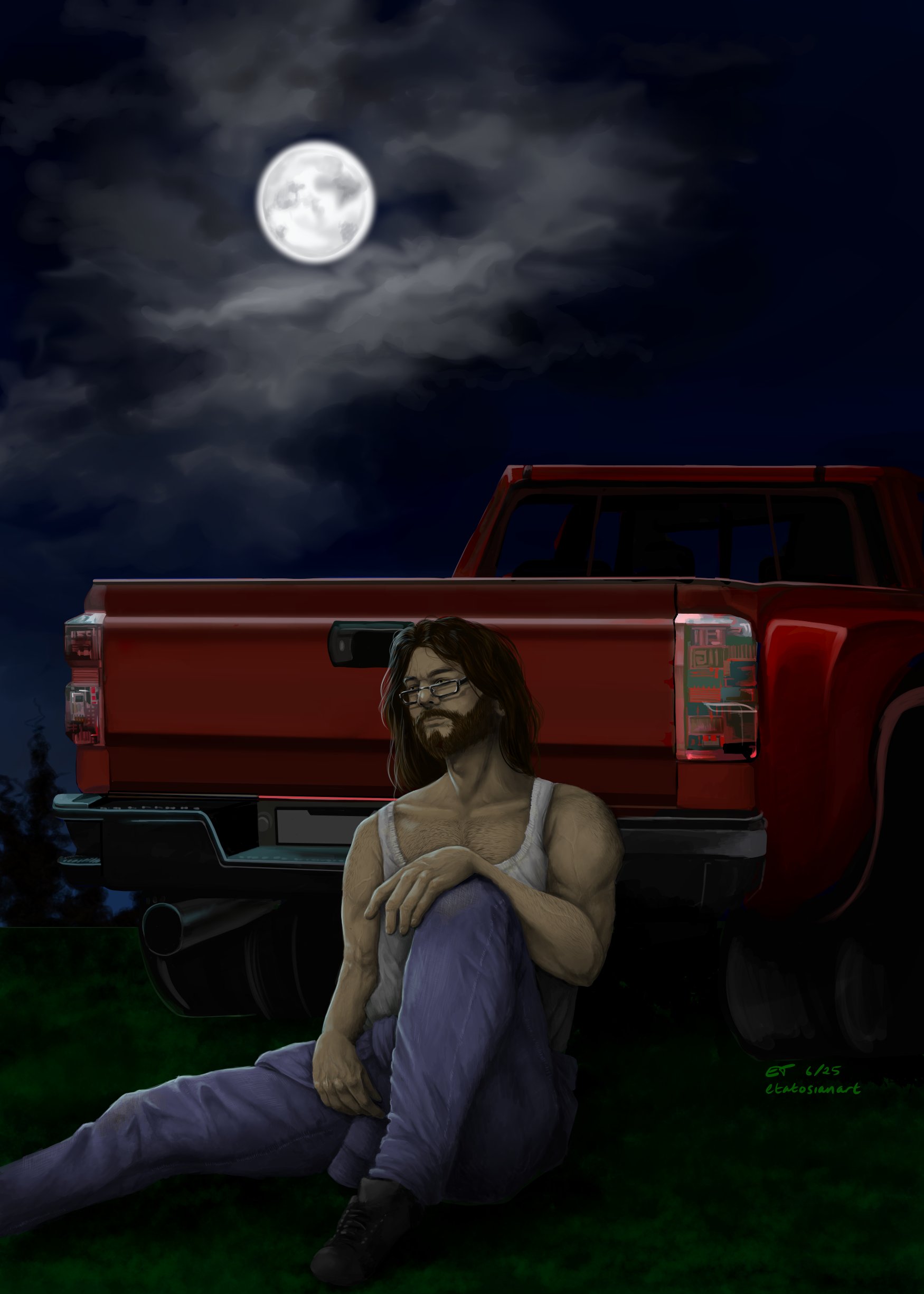 Melancholy Beneath The Moonlight