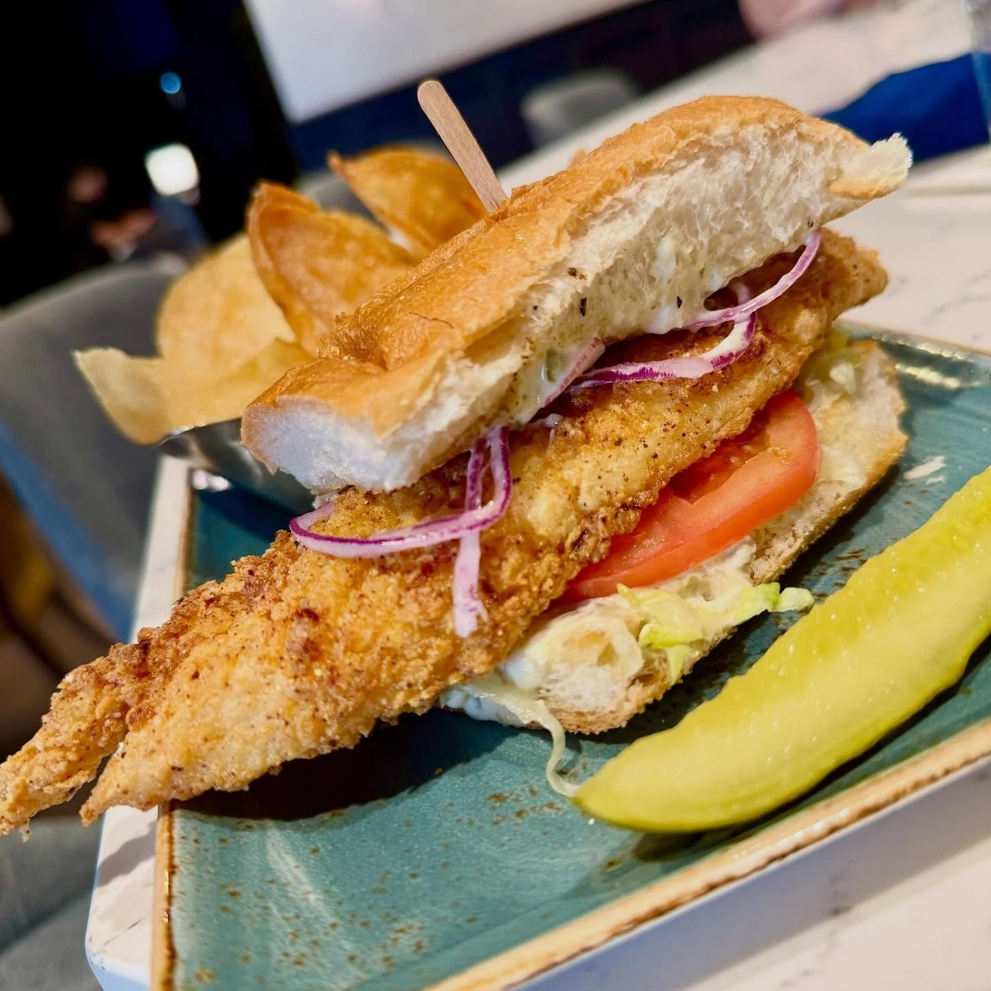 🐟🚨 FISH FRIDAYS ARE BACK🚨🐟

Take the bait and come try our fresh-out-the-fryer fish sandwich, every Friday from now until 4/3 - catch &lsquo;em while they&rsquo;re hot!