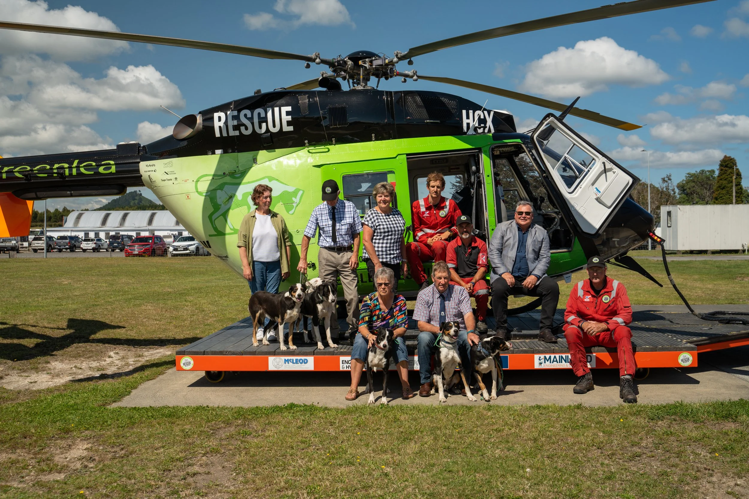 Bayleys Sheep Dog Trials raise record donation for The Greenlea Rescue Helicopter