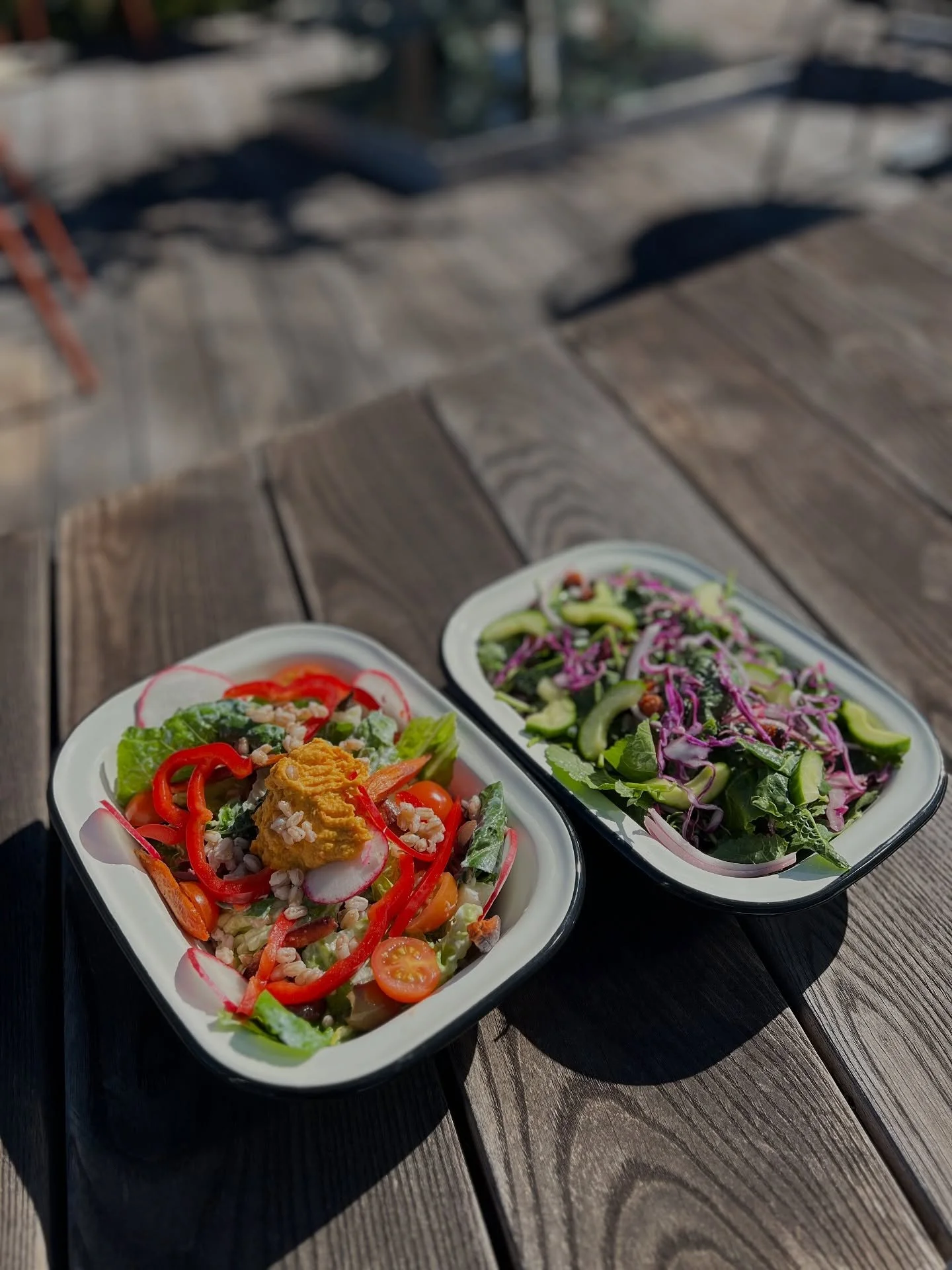 Fresh, colorful, and full of fall 🎃

Meet our new go-to greens: Ember Salad &amp; Chickpea Salad