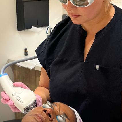 Moxi laser for AYA Medical Spa. Content capture and reel by Avia Hawkins. Click to view.
