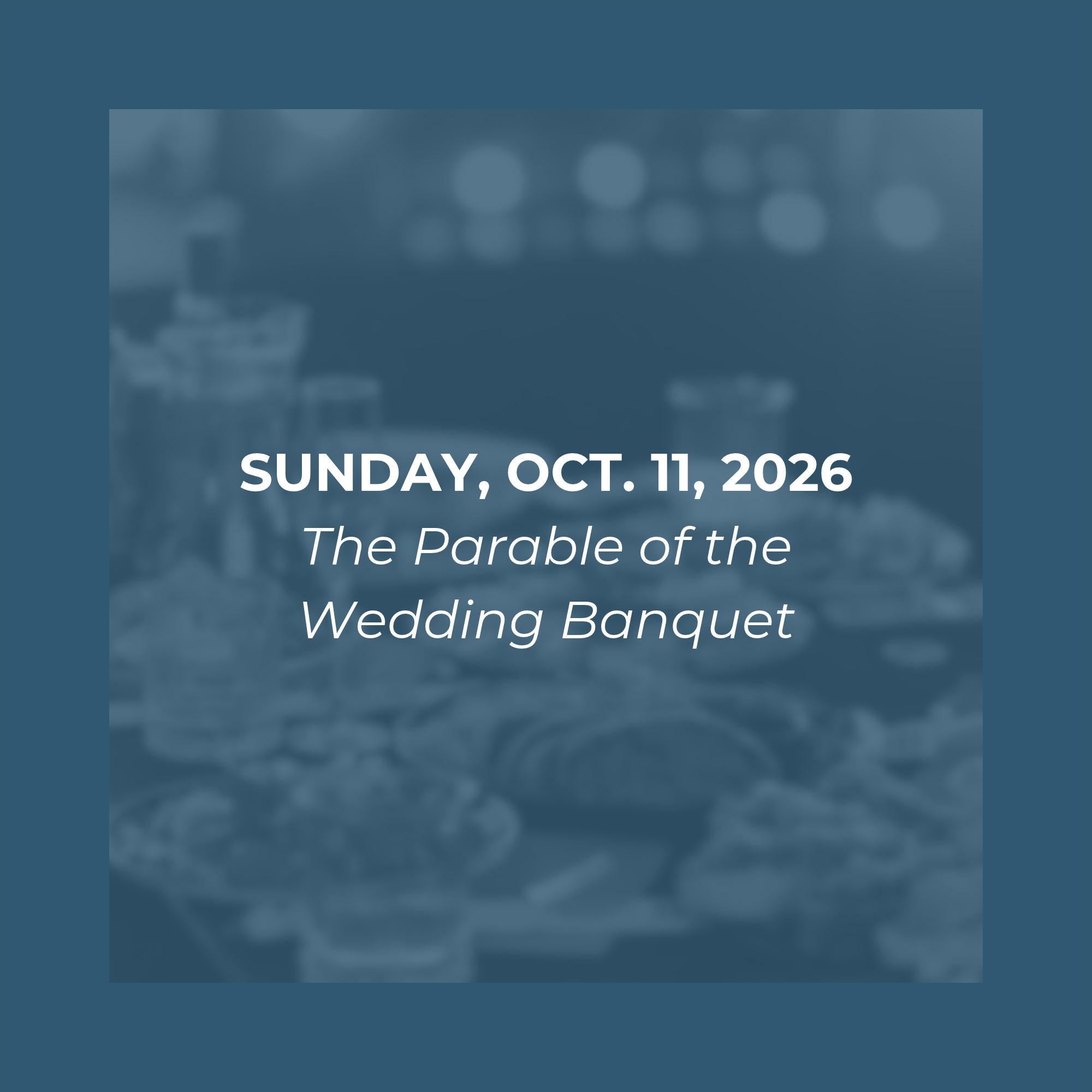 The Parable of the Wedding Banquet