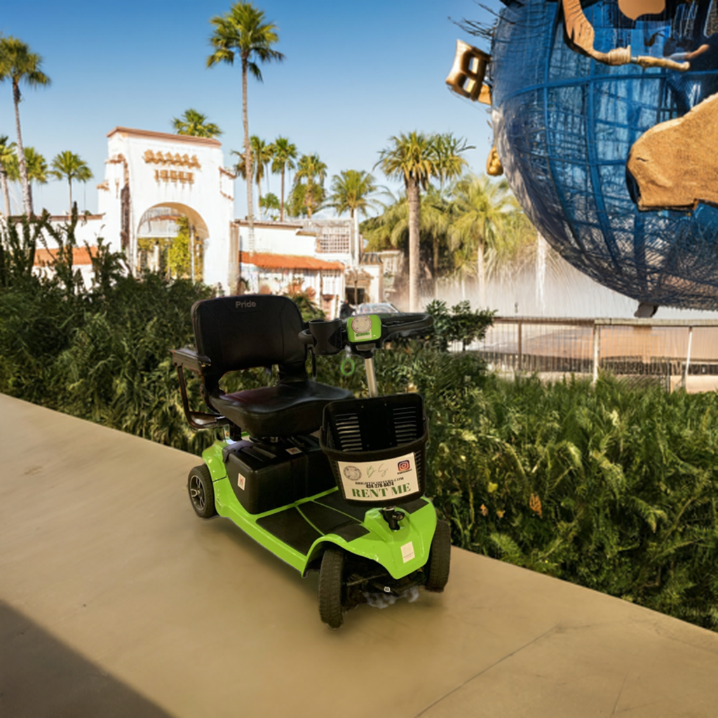 Enhanced Scooter Rental for Disneyland & Universal Studios Bright