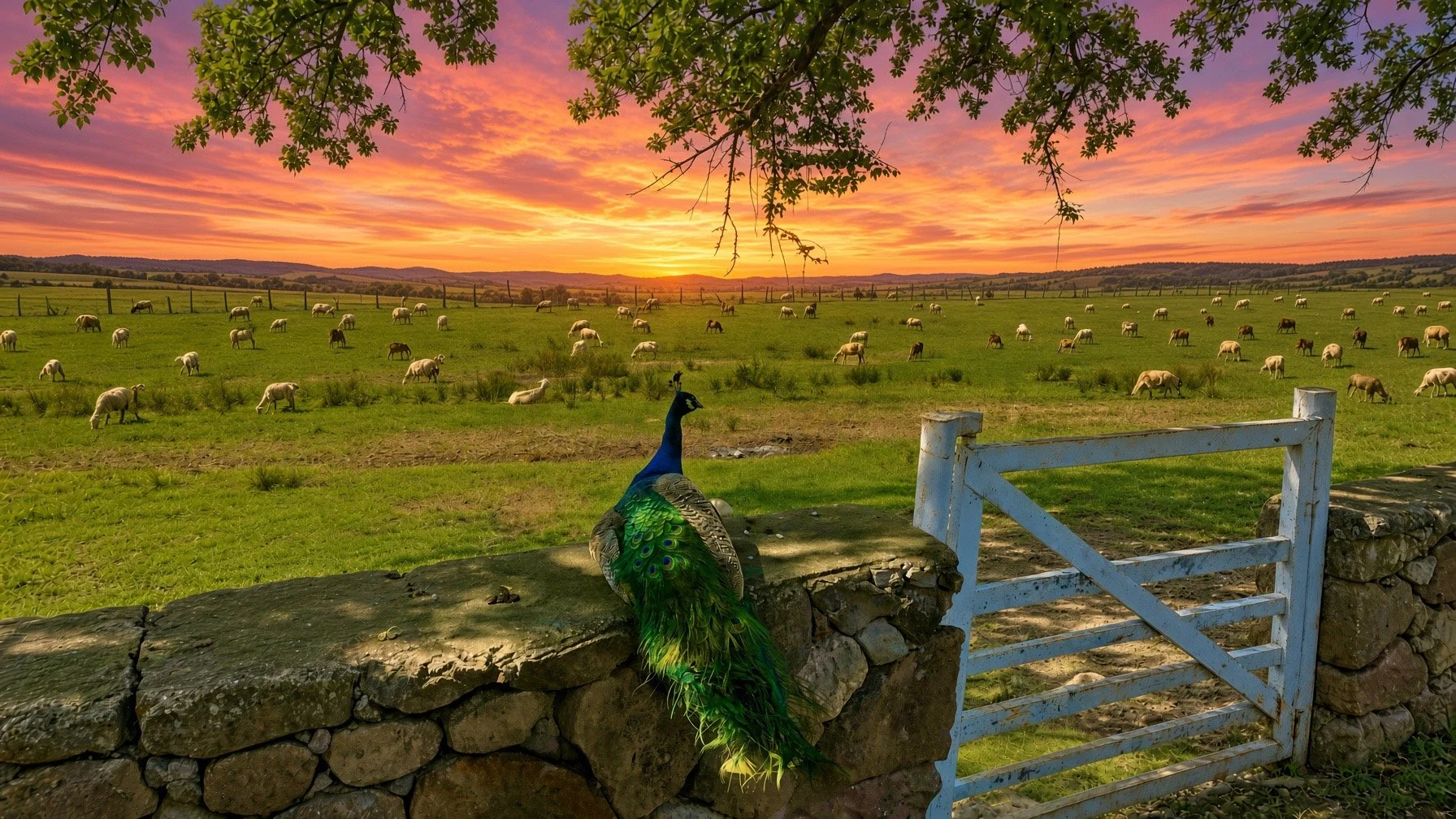 Oh, those beautiful sunsets.