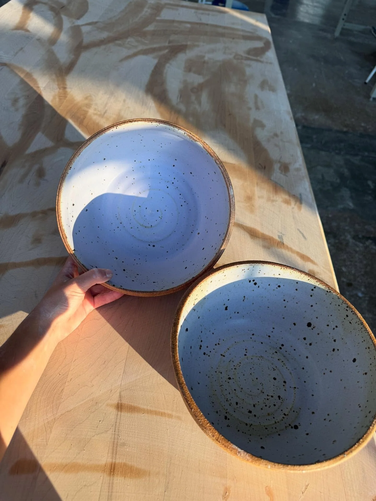 Last little bits of summer into fall #pottery #ceramics #chicago
