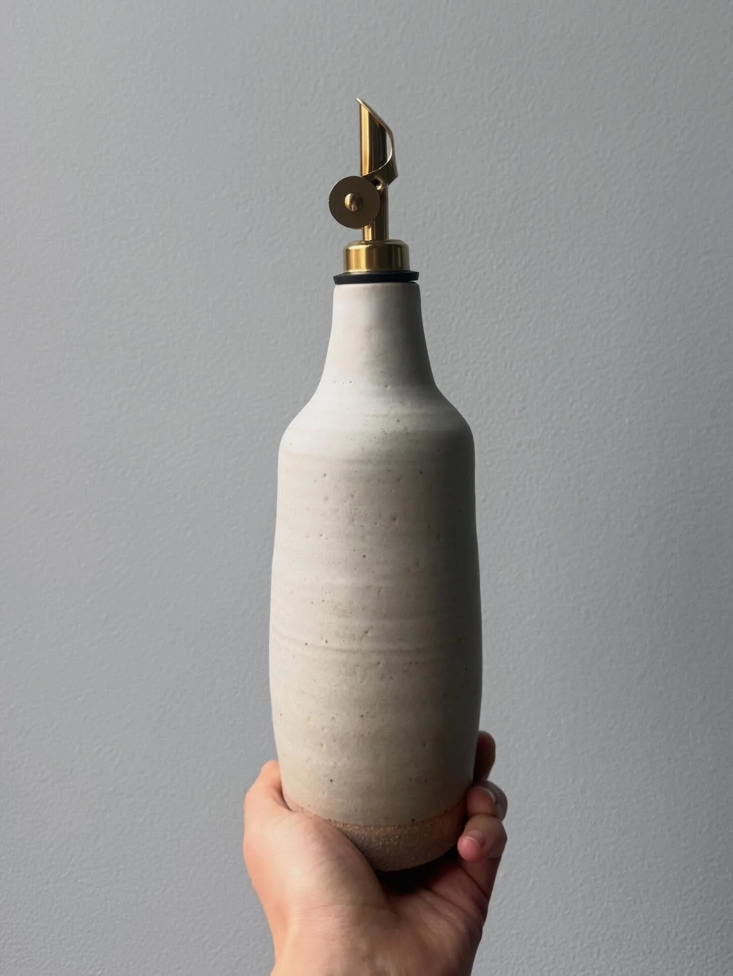 Holiday gifts 🎁 #pottery #ceramics #oliveoiljugs