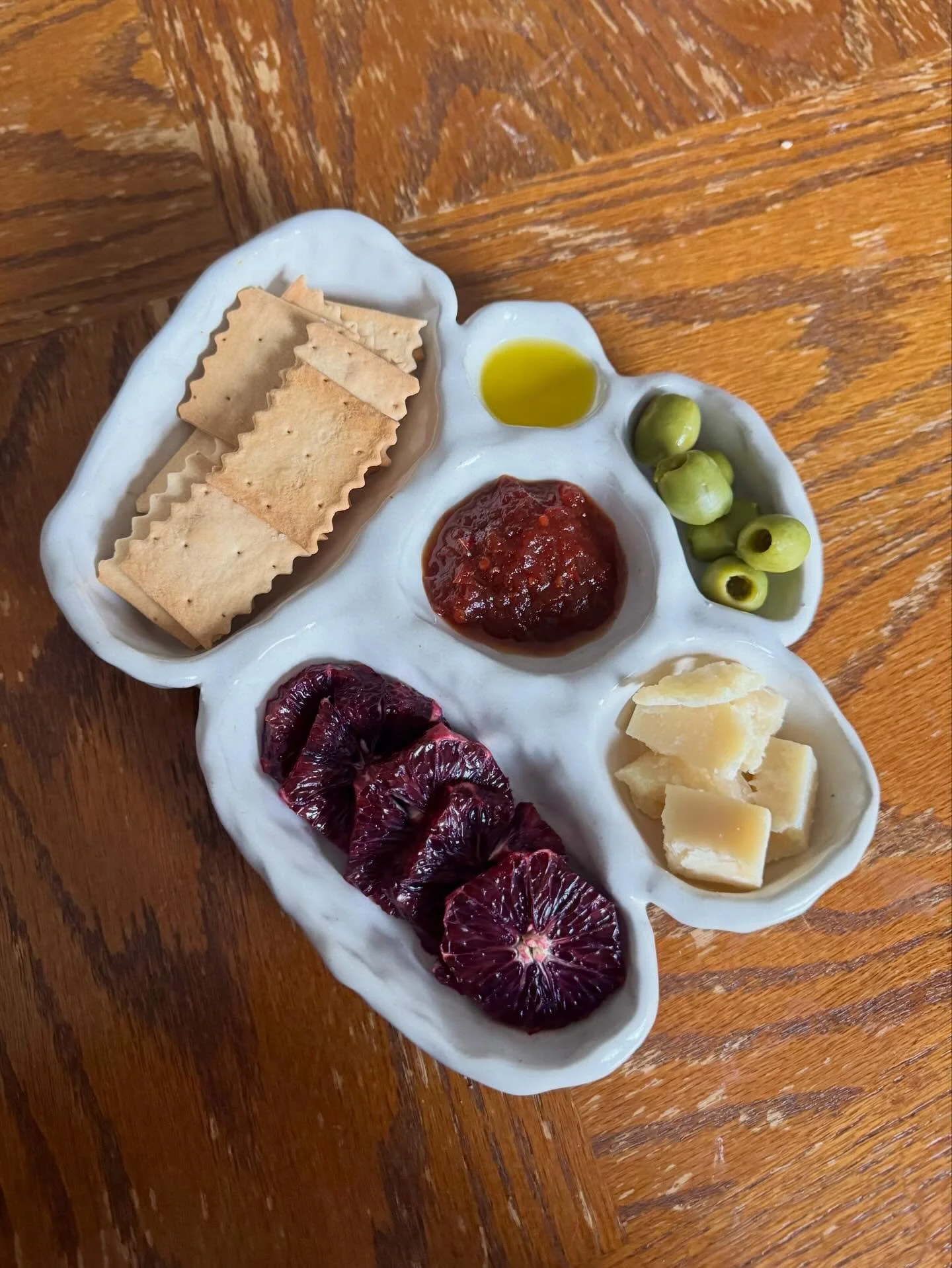 Top tier way to eat snacks #pottery #ceramics #snackplate #functionalpottery #snacks
