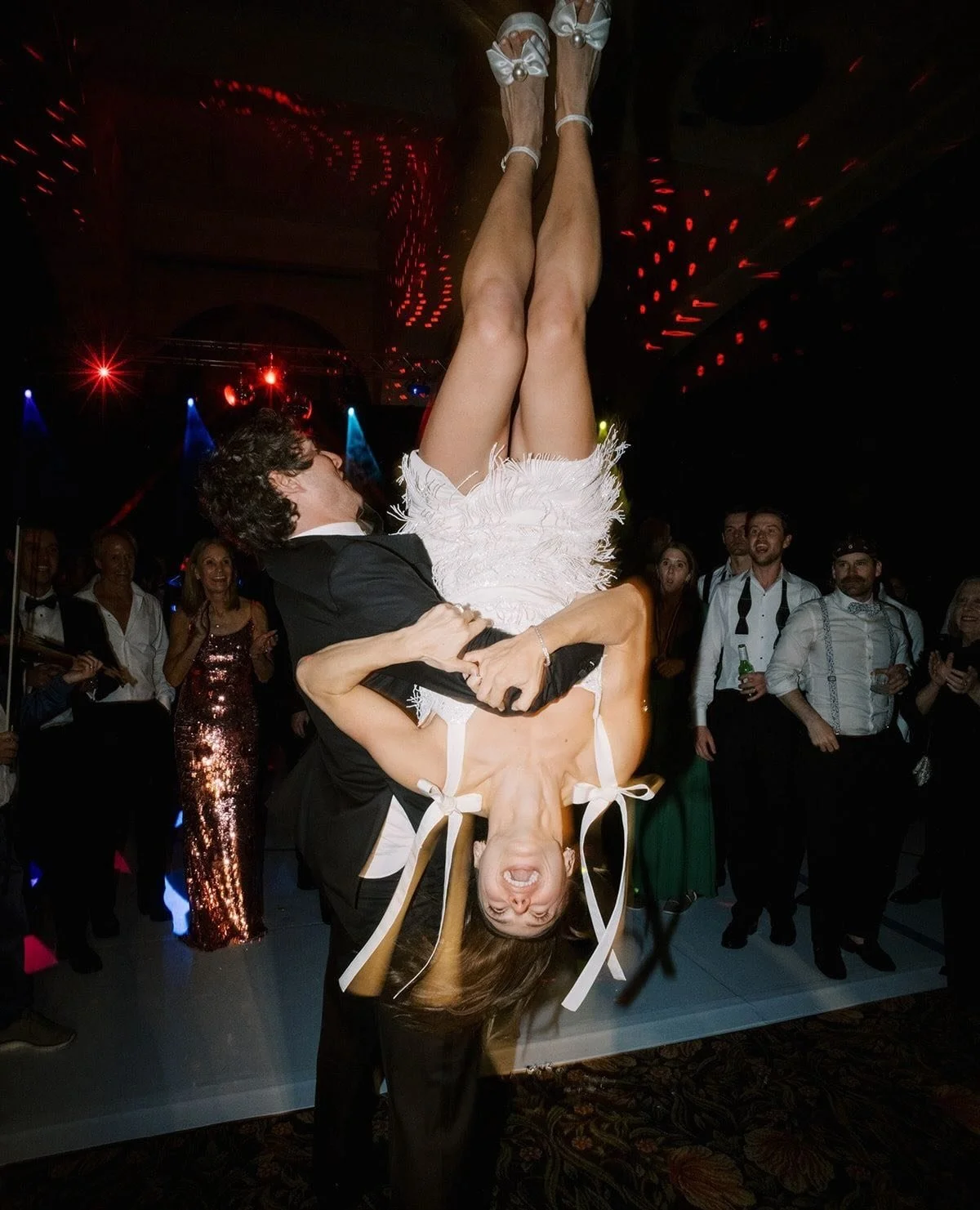 Afterparties have become a favourite event to photograph for me, so much joy and emotive expressions and SO MUCH fun! The dancing part of the night should not be skipped!⁠
⁠
Photographer @miltonphoto⁠
Venue @fairmontcll⁠
Florist @flowersbyjanie⁠
Rent