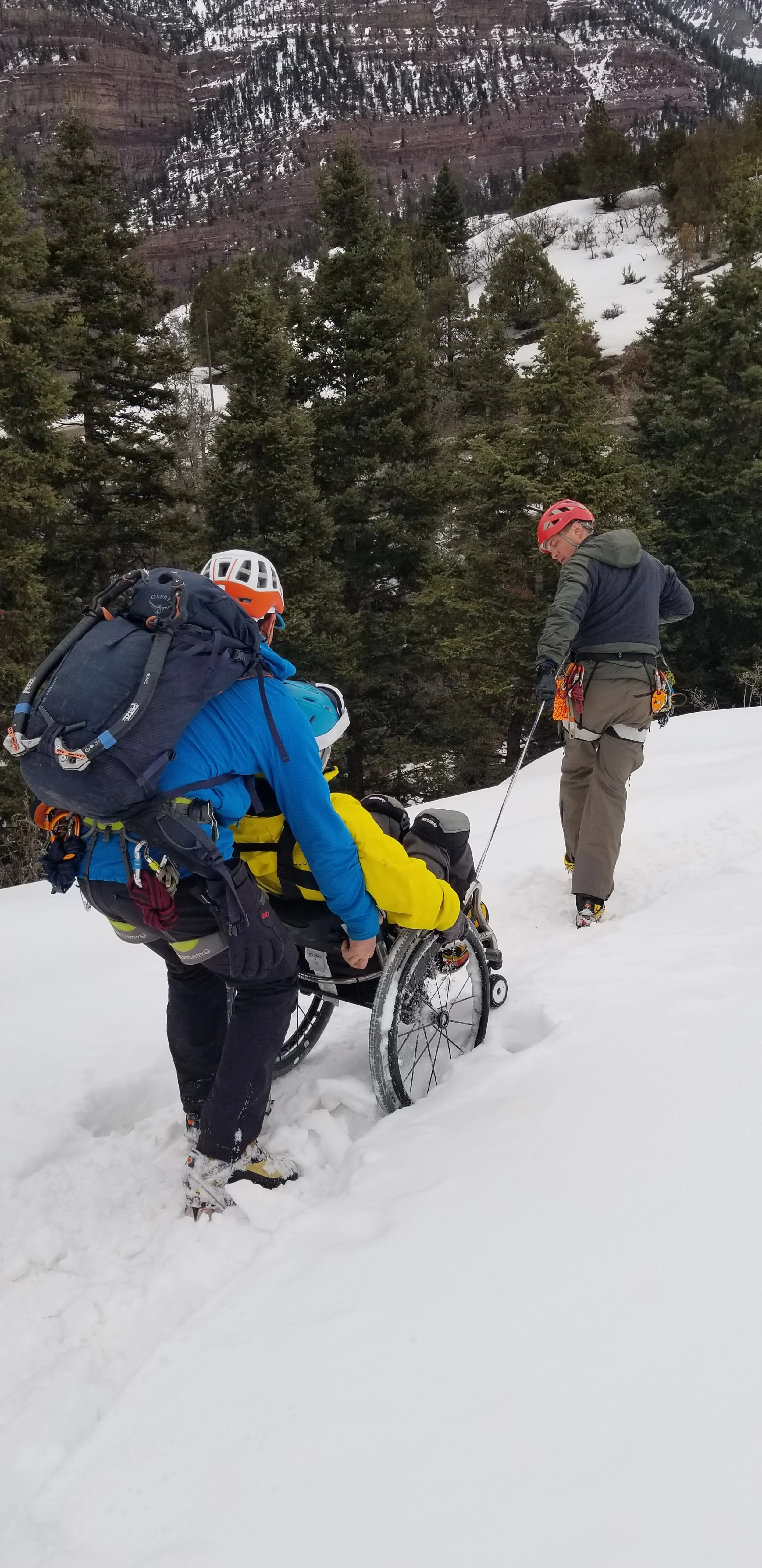 Adaptive Ice Climbing Development