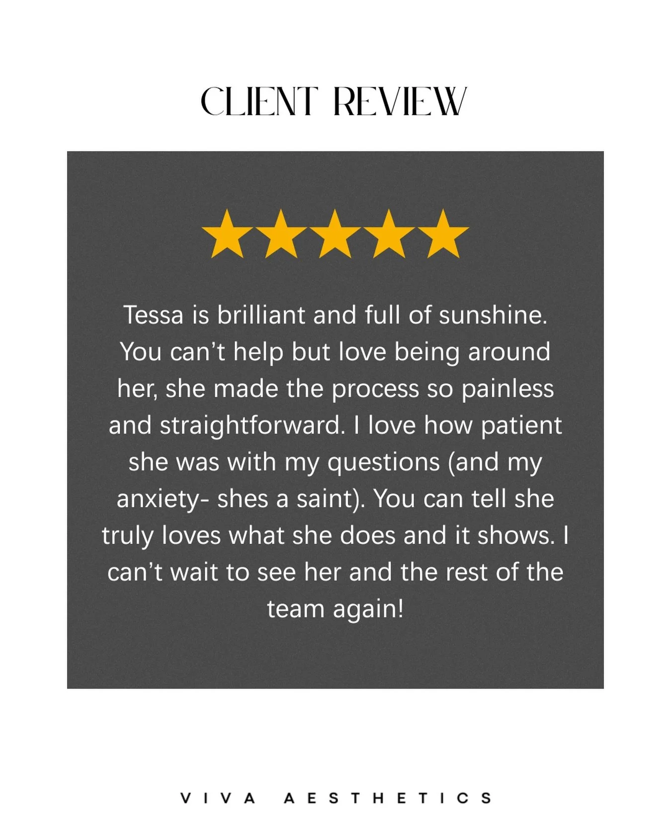 💫🖤One of the coolest things about being a collaborative is that we&rsquo;re all truly invested. We work directly for our clients, and in return, they get 100% of us &mdash; every time.

📲 360.909.1619
👩&zwj;💻 vivaaestheticsridgefield.com
📍 411 