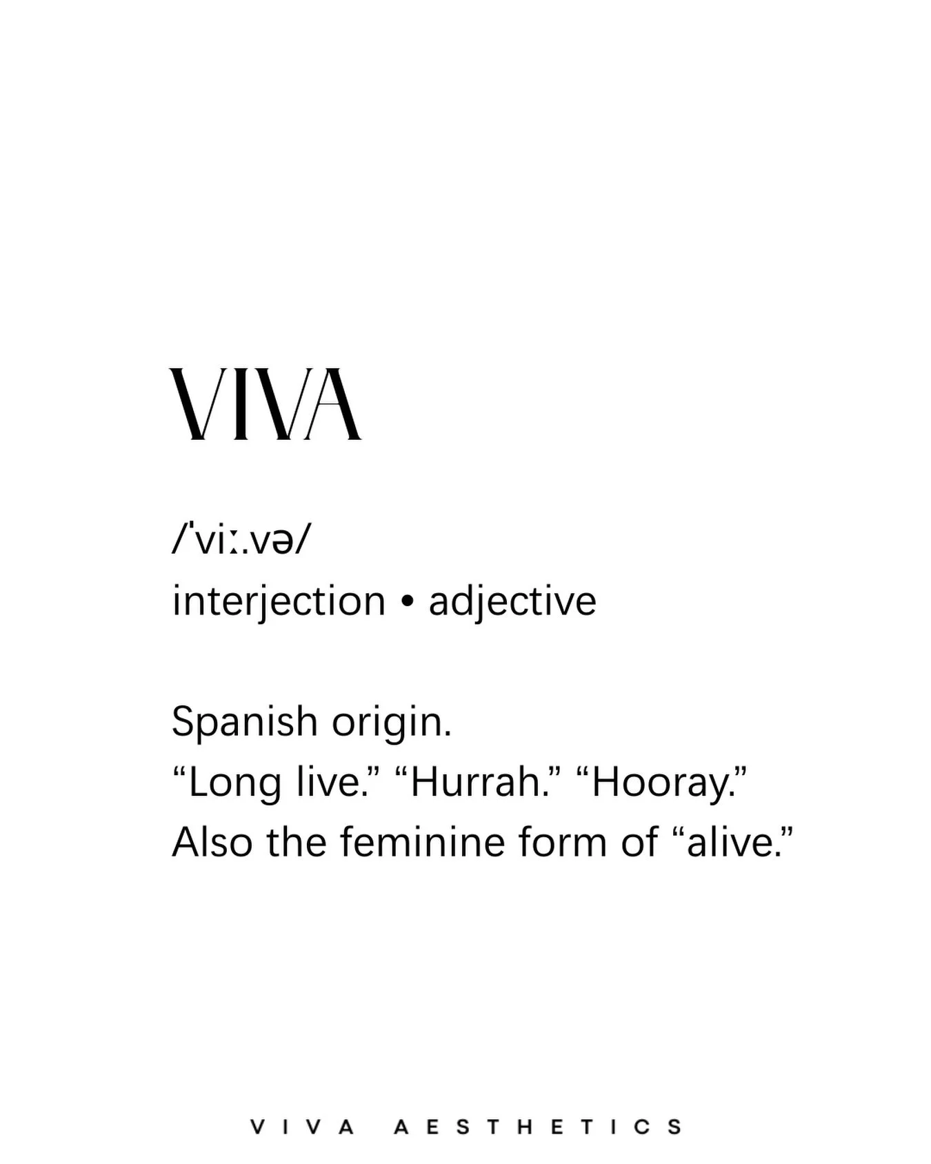 🖤 The meaning behind the name&hellip;

It is not just a word that was thrown before the word &ldquo;Aesthetics&rdquo; ; it is a word to express joy, approval, support and being alive! 

Live your life completely, on your terms and without fear of ju