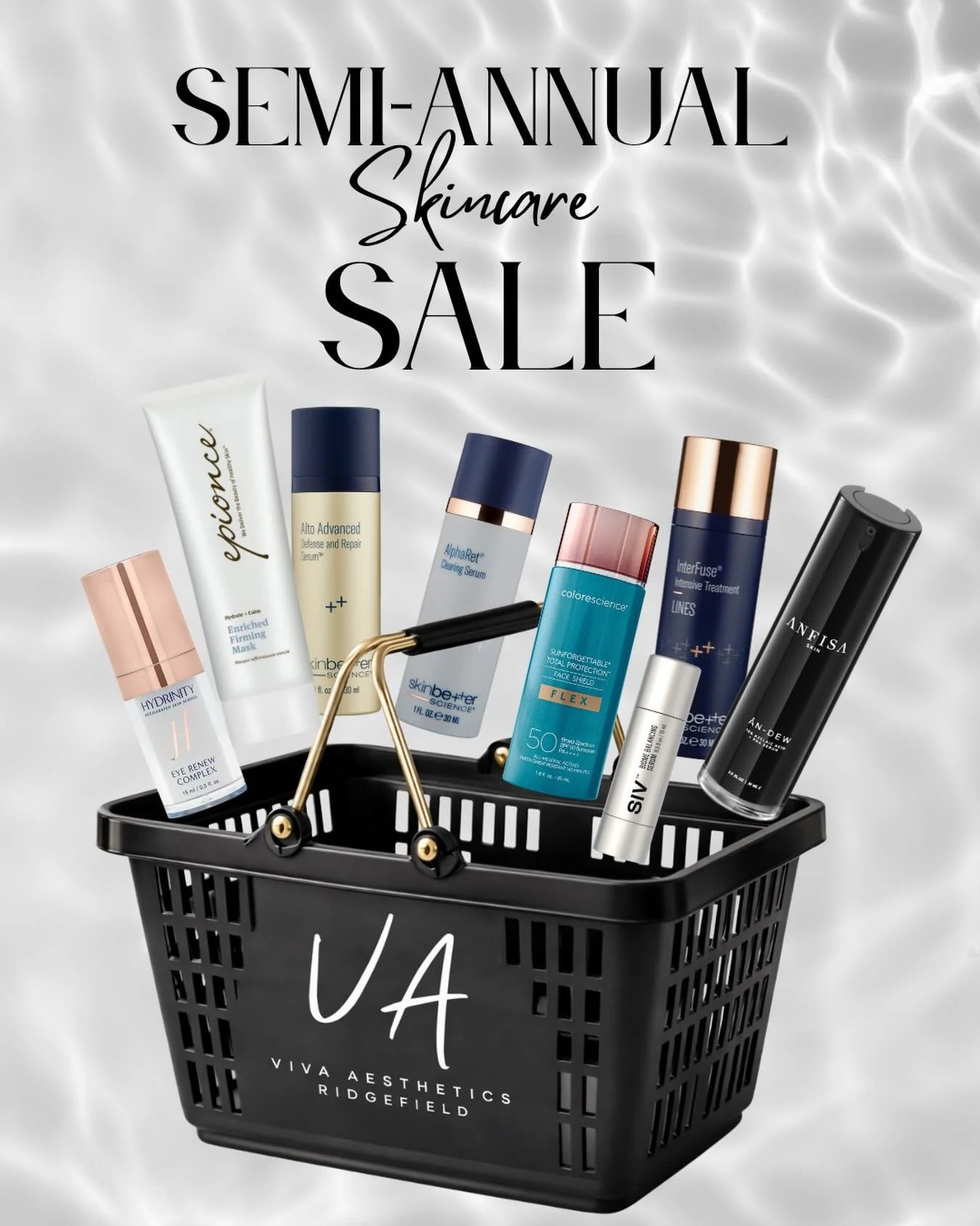 🛍️ Need a restock? Now is the time! 

10% off 2 products
15% off 3 products
20% off 4+ products 

We only put skincare on sale twice per year!  Schedule your product pickup 💟

📍 411 N Main Ave. Ridgefield WA 98642
📲 360.909.1619
👩&zwj;💻 vivaaes