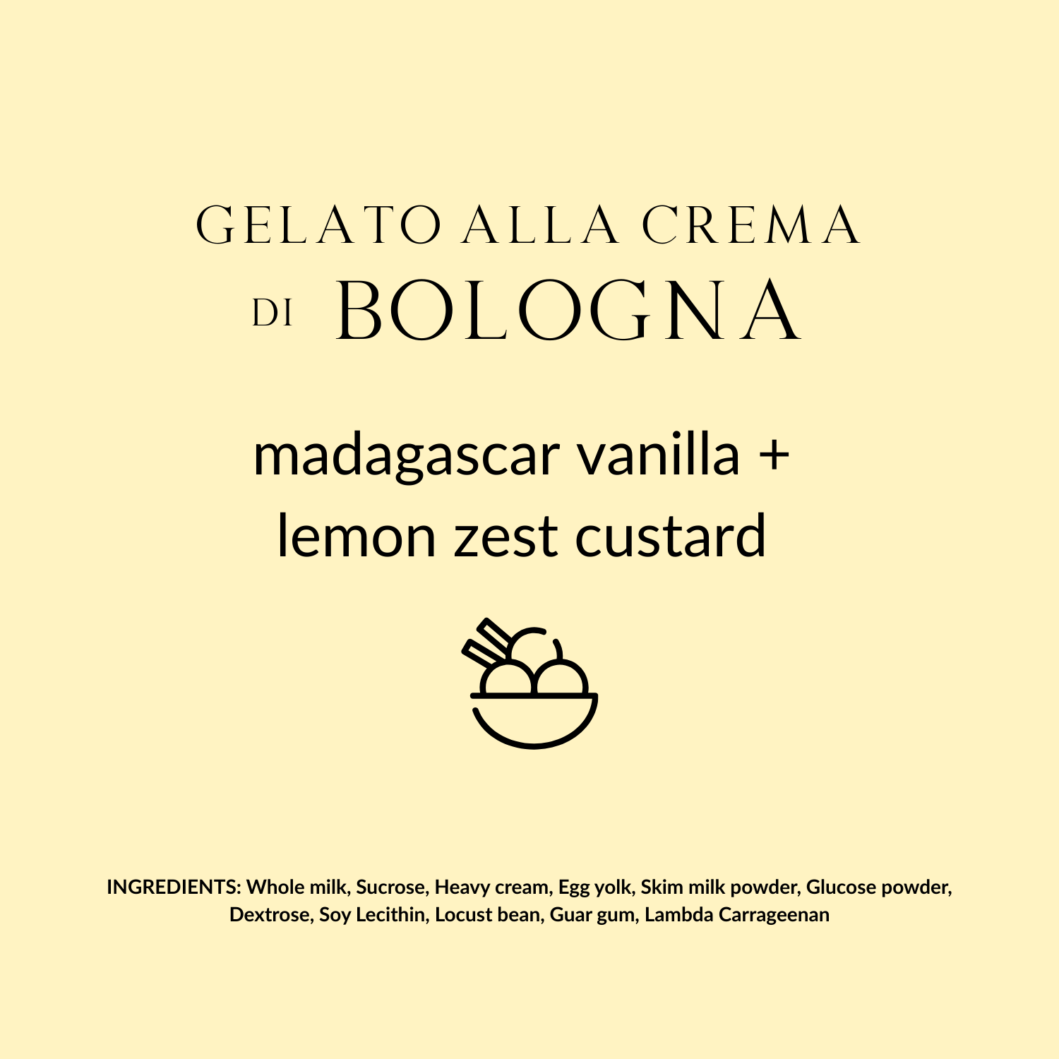 Gelato alla Crema di Bologna