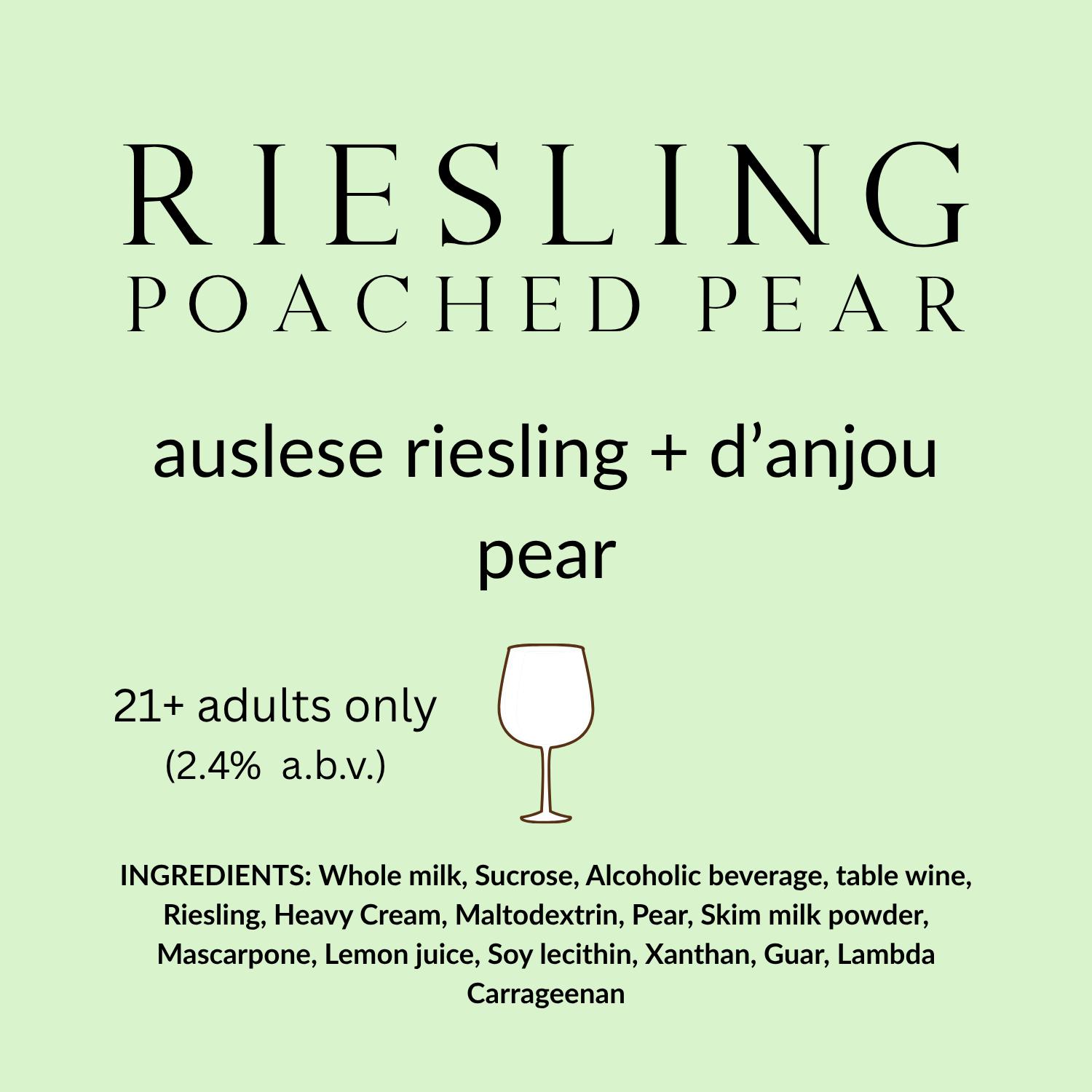 Riesling Poached Pear