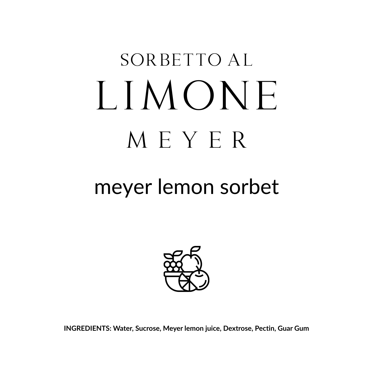 Sorbetto al Limone Meyer