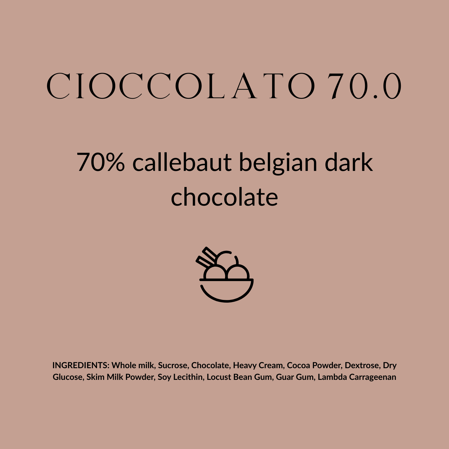 Cioccolato 70 Callebaut