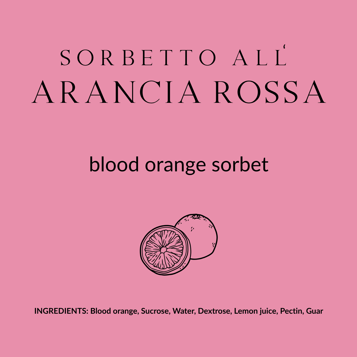 Sorbetto all' Arancia Rossa